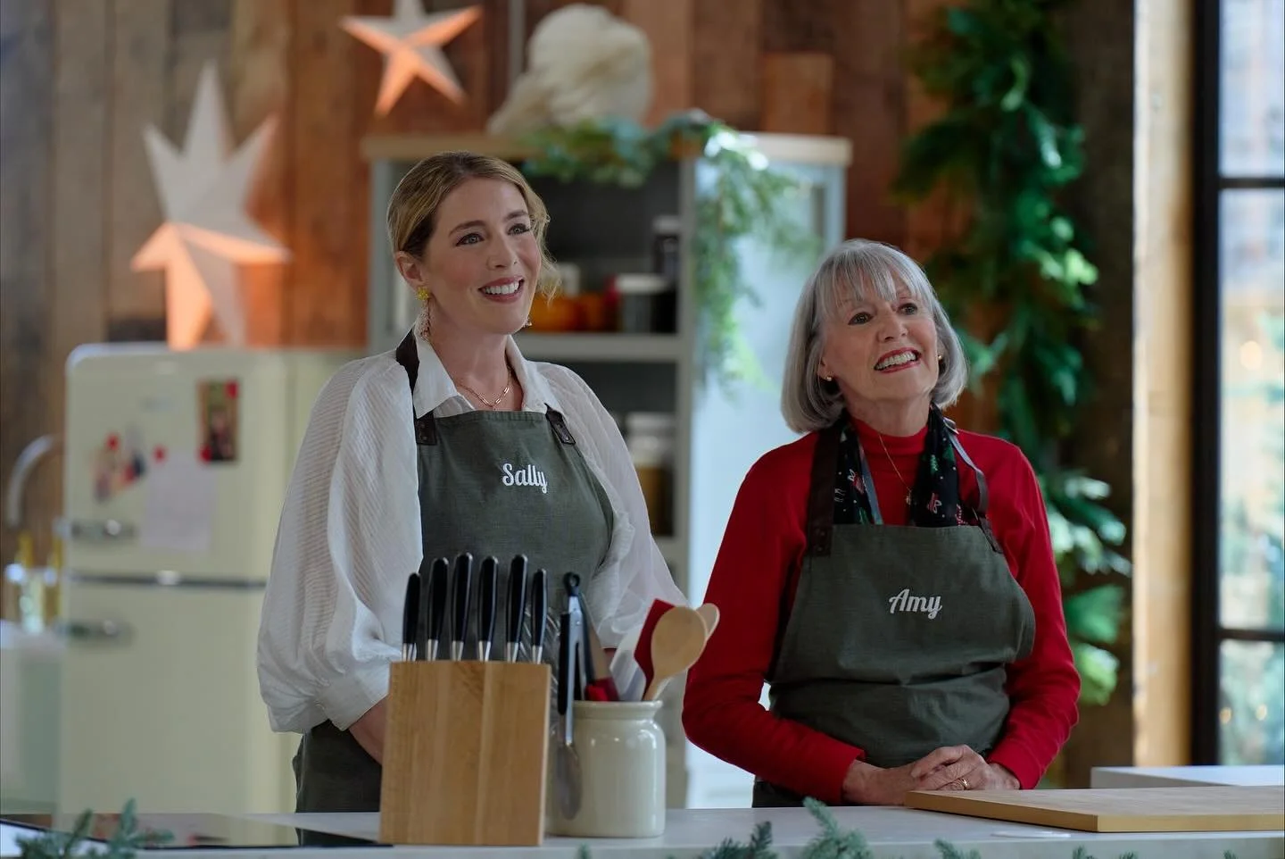 Mom and I live to see episode 4 of Hallmark Channel&rsquo;s Baked With Love: Holiday! 🥰 What a journey this has been. We&rsquo;re so excited to step back into the barn and bake again next week&hearts;️
Thank you to everyone who has tuned in and chee