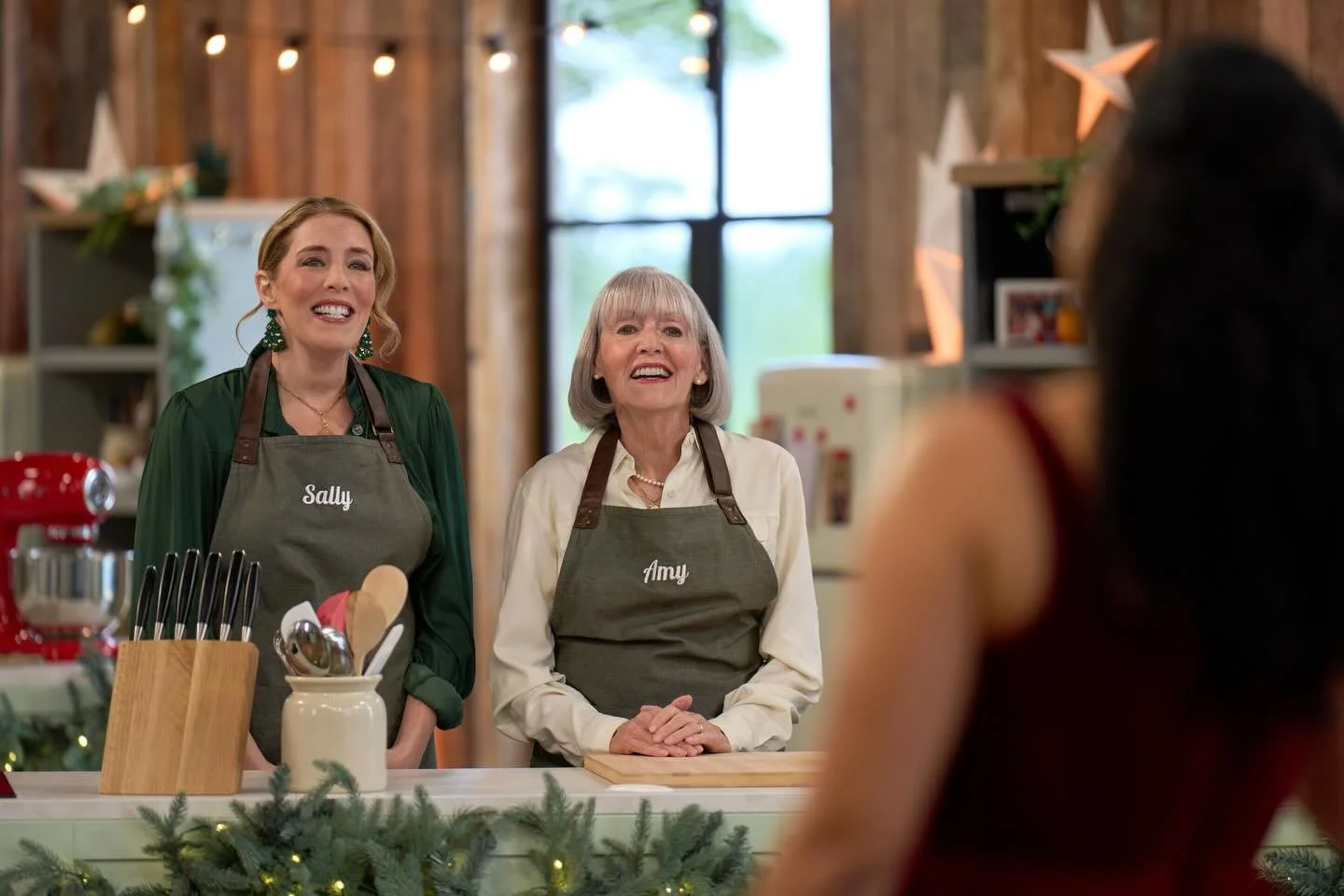 We&rsquo;re going to be back in the kitchen for Episode 7 of @HallmarkChannel Baked with Love: Holiday! Each bake has been inspired by our families, and tonight we&rsquo;re honoring a very special family member who we miss dearly and carry in our hea
