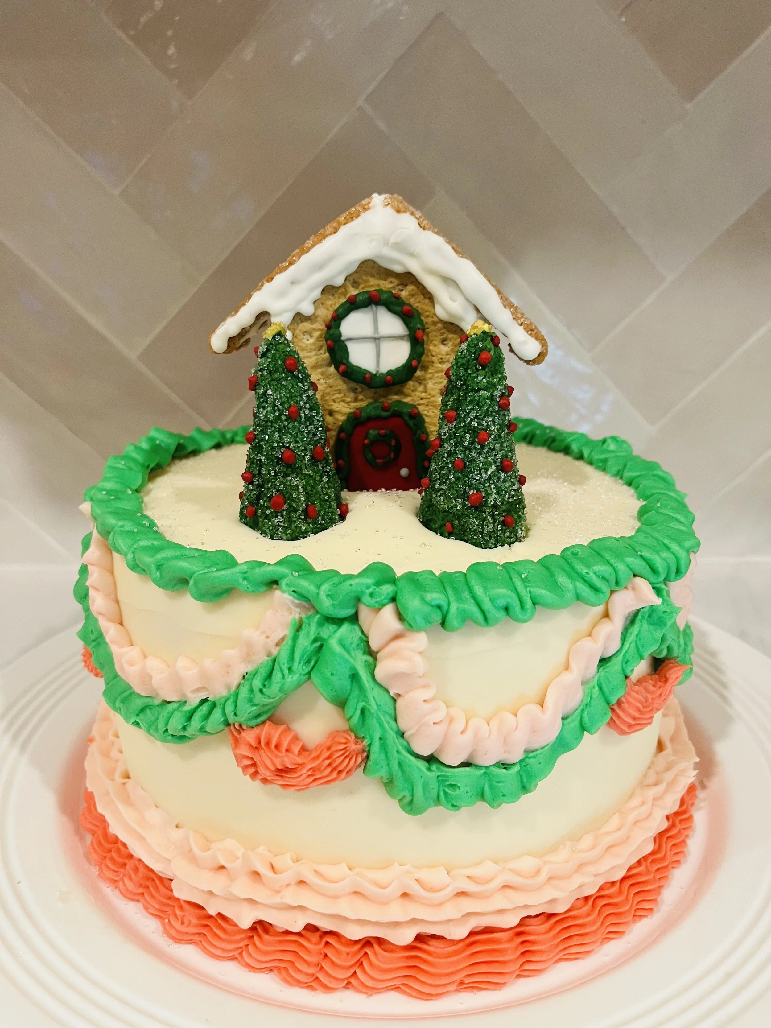 Pink Champagne Cake from Baked with Love: Holiday