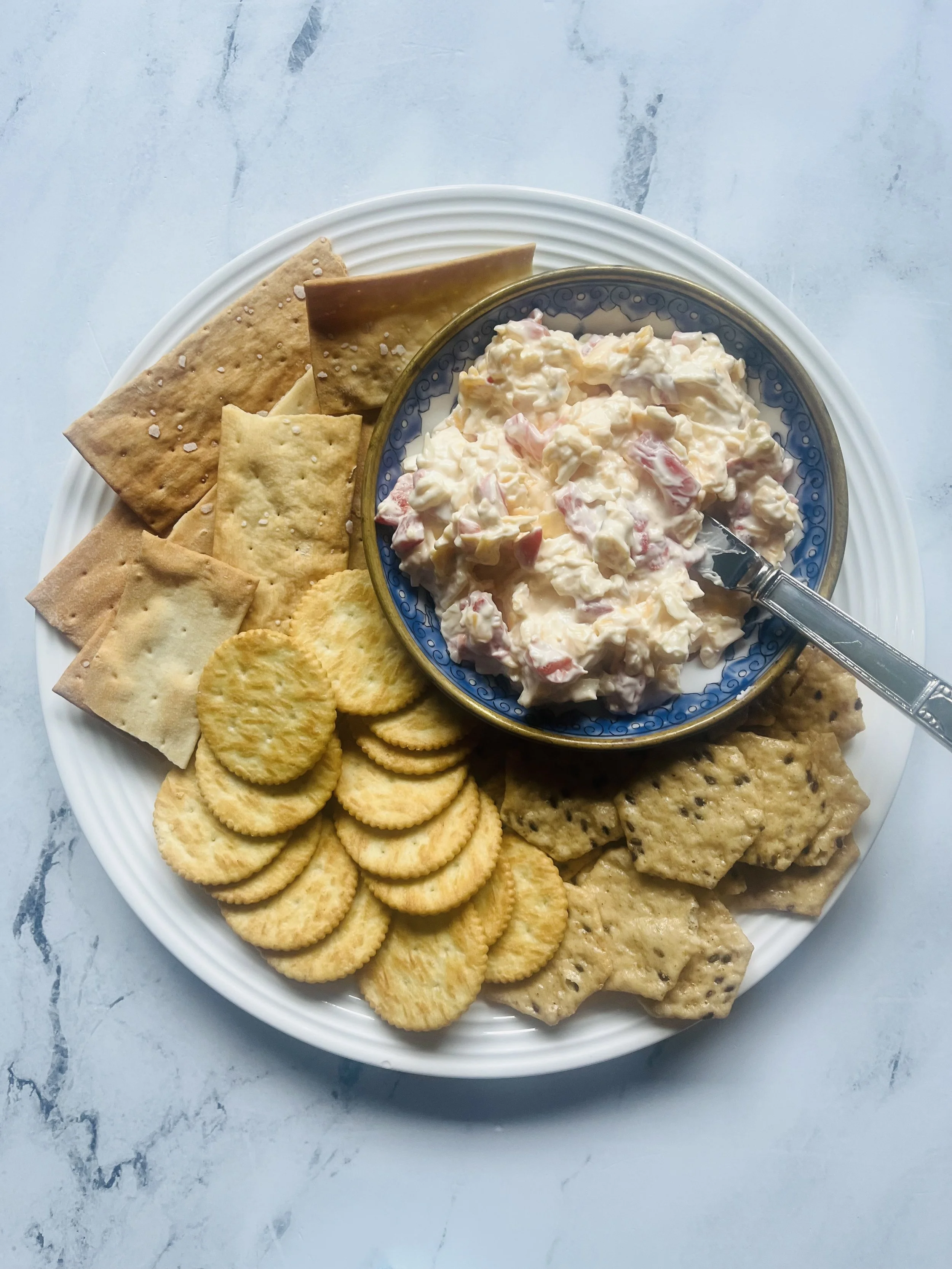 Pimiento Cheese with Sliced Pimientos