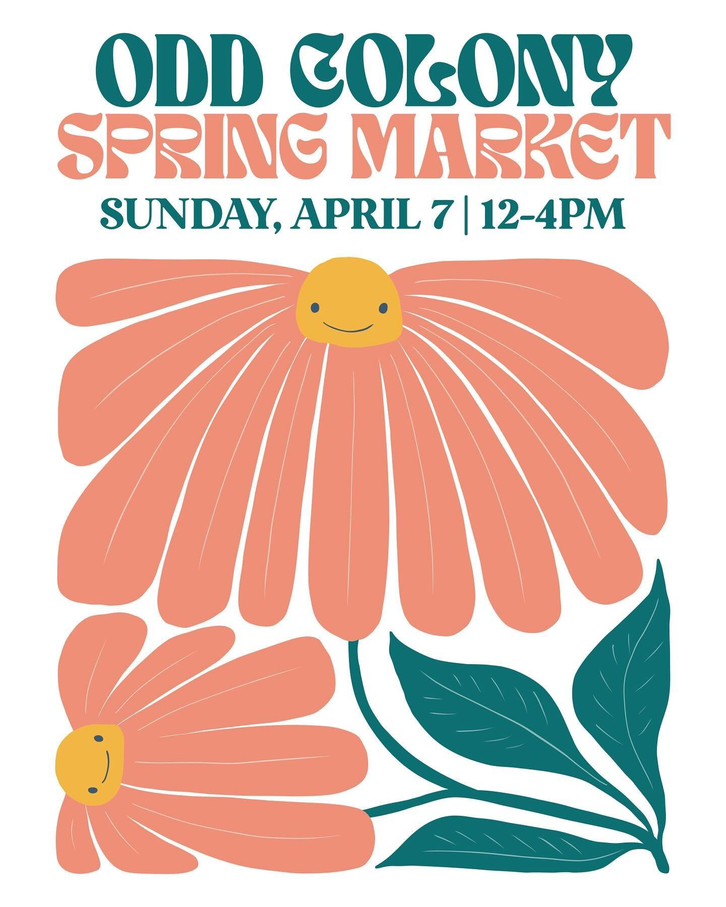 💐 Today is our 𝐒𝐏𝐑𝐈𝐍𝐆 𝐌𝐀𝐑𝐊𝐄𝐓! 💐Usher in the season and celebrate this beautiful day by coming by to support these extraordinary makers, artists &amp; curators! 

@laninoel.photo ~ free Photo Booth
@saucebossburger 
@sweetjacksontea 
@lo