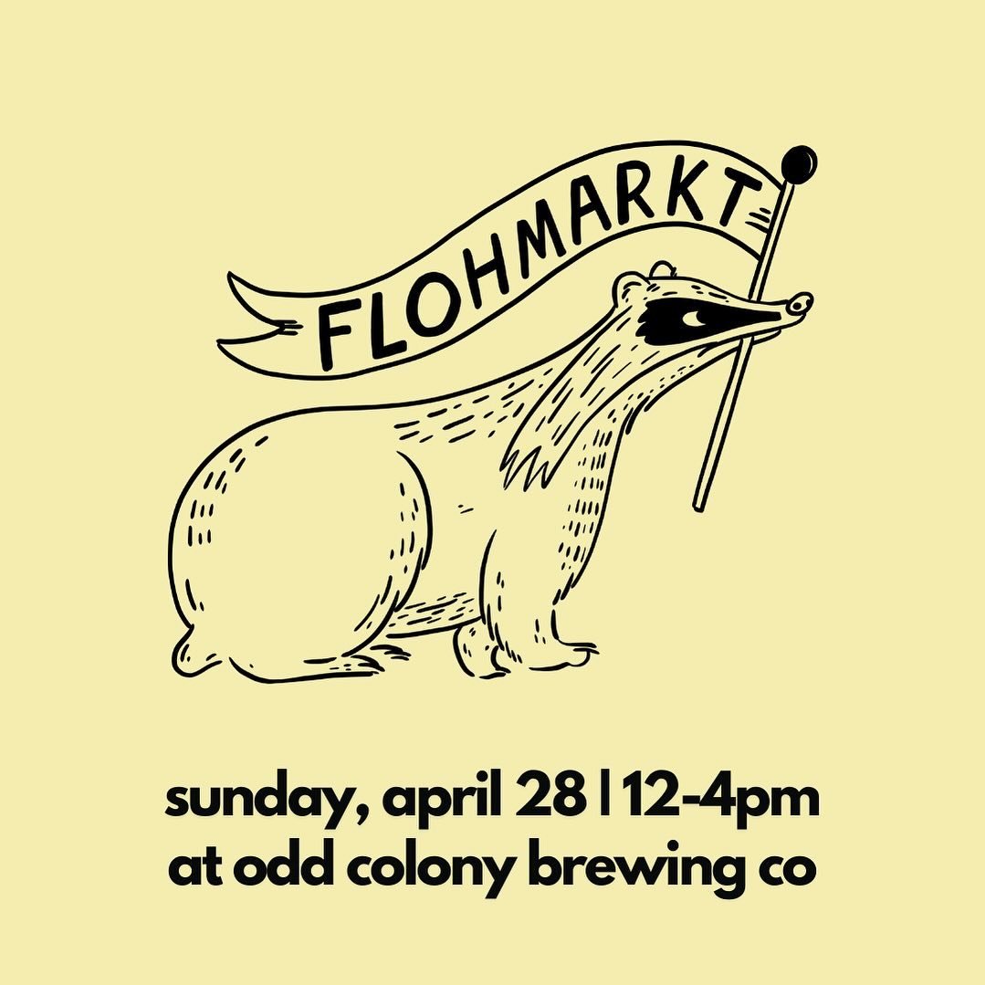 Join us for our first ever FLEA MARKET next Sunday, April 28! We&rsquo;ll have incredible local vendors selling gently used clothing, home goods, jewelry &amp; more along with @foamcoffee, @lindseybakes_, @lachlanwoodson &amp; @nobordersstreetfood 🌞