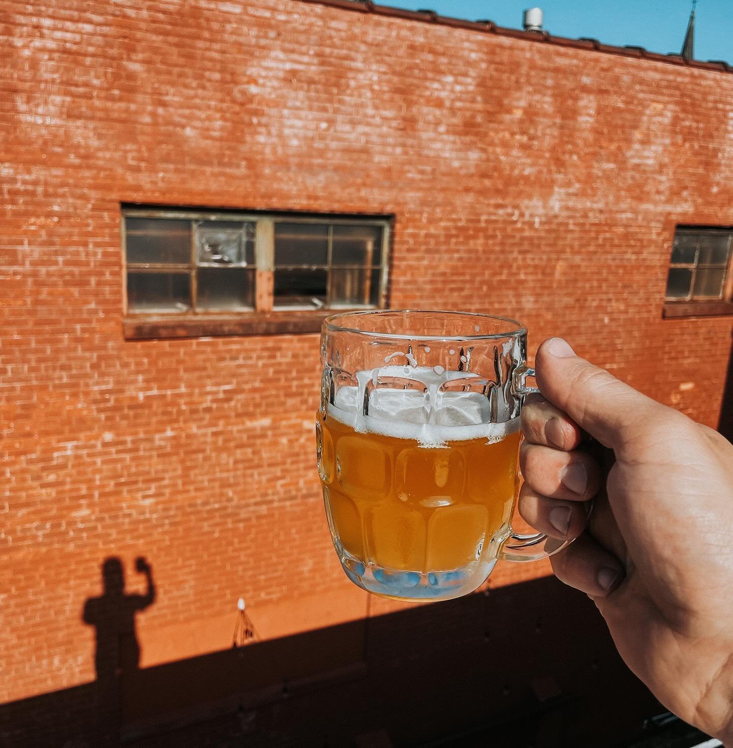 Cheers to the shadows who support your good choices.

We just tapped the last bit of our cask variant of Roam &amp; Ramble Citra Pale Ale. Brewed with a backbone of English base and specialty malts, English yeast, and then hopped exponentially with t