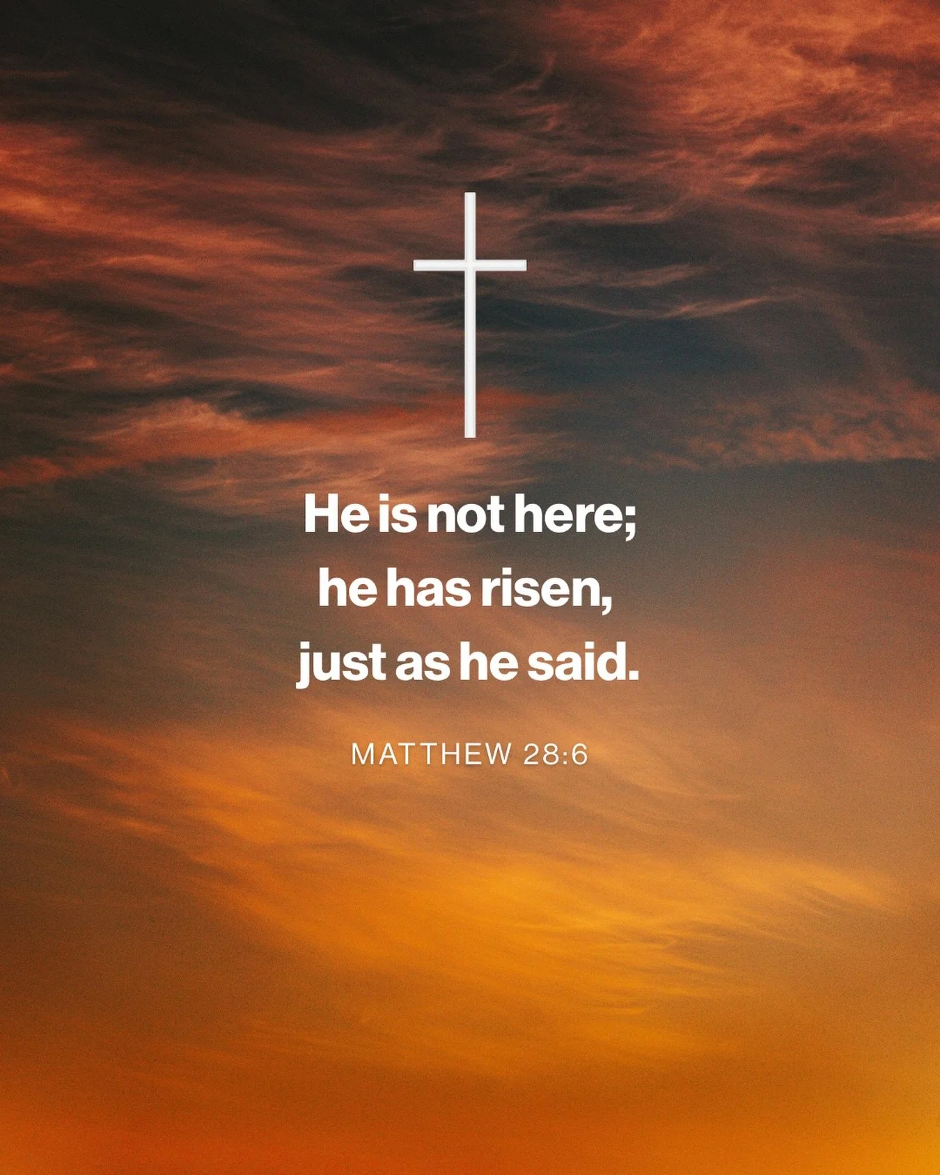 The resurrection changed everything. Happy Easter! ✝️