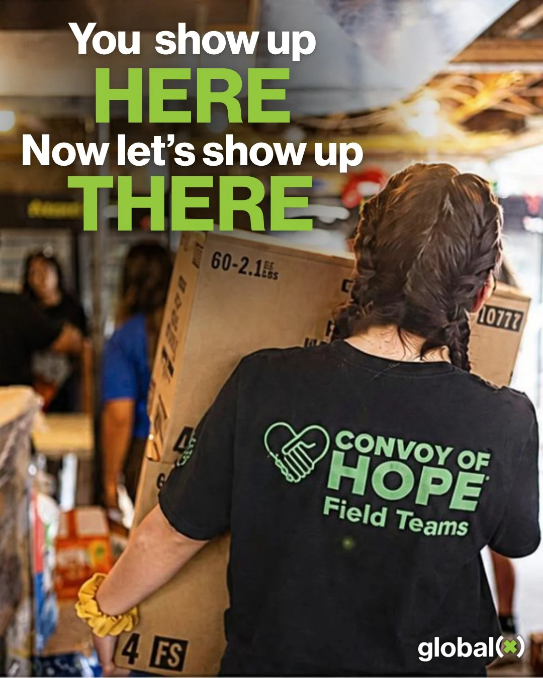 This coming April, take your heart for serving beyond your own community and into the Ozarks!

Join global(x) in Springfield, Missouri, where your family will work alongside Convoy of Hope, local churches, and community organizations to meet practica