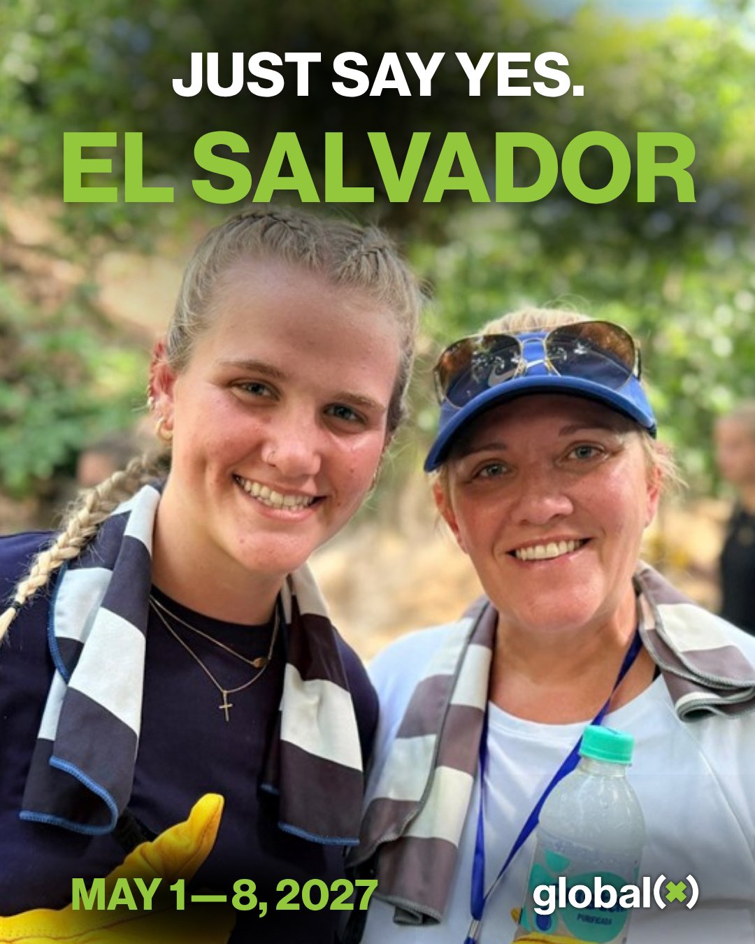 Ready to trade your weekly routine for a week of adventure?

Pack your bags for El Salvador!  On this global(x) adult team, you&rsquo;ll serve alongside La Casa de mi Padre, spending time with the kids who call this special place home. Get ready to p