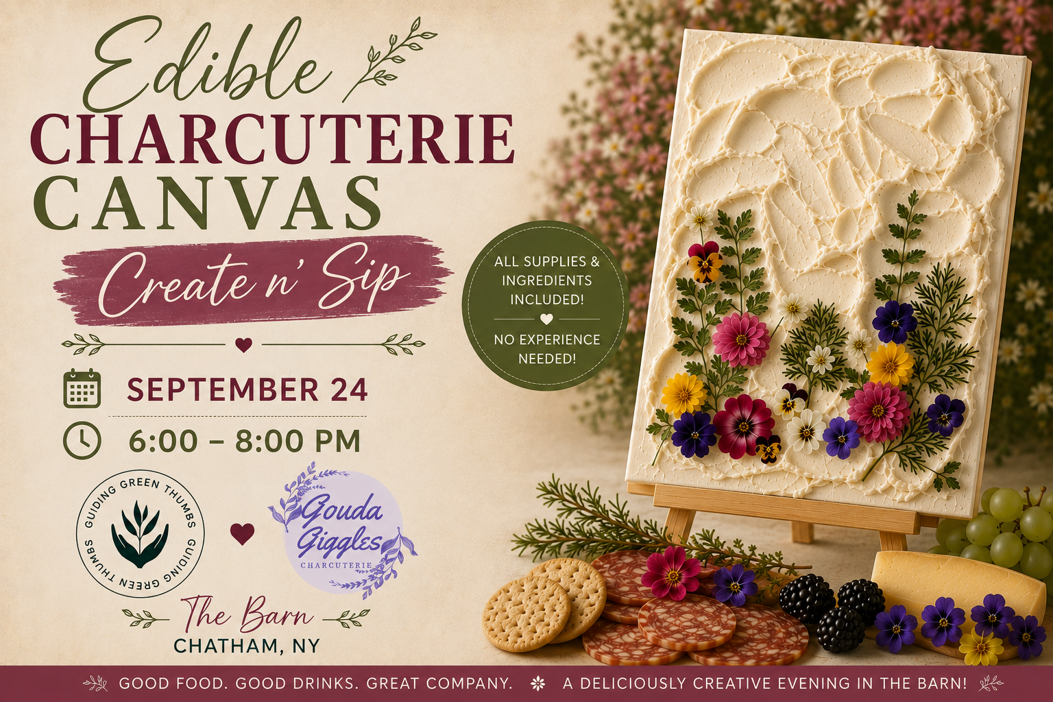 Edible Charcuterie Canvas Workshop