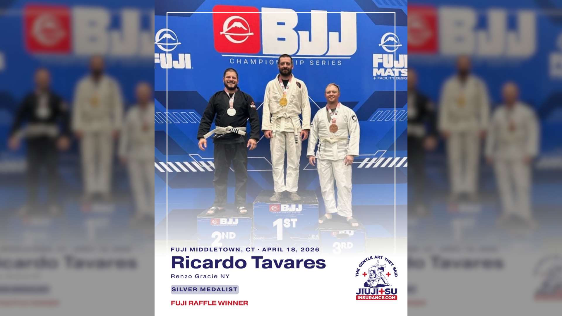 From the Raffle Mat to the Podium: Ricardo Tavares Takes Silver at Fuji Middletown