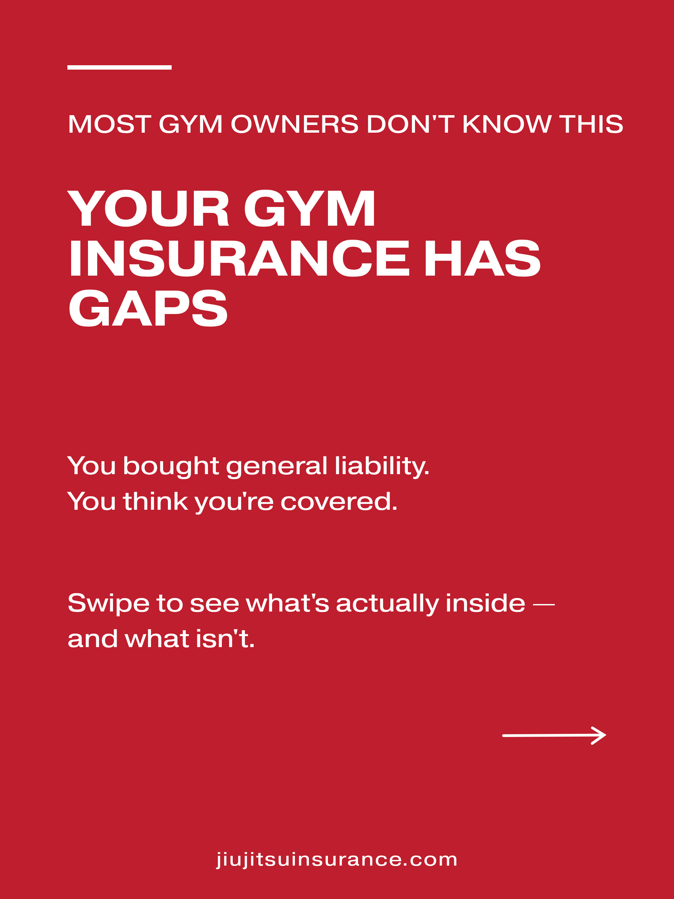 Gym insurance gaps