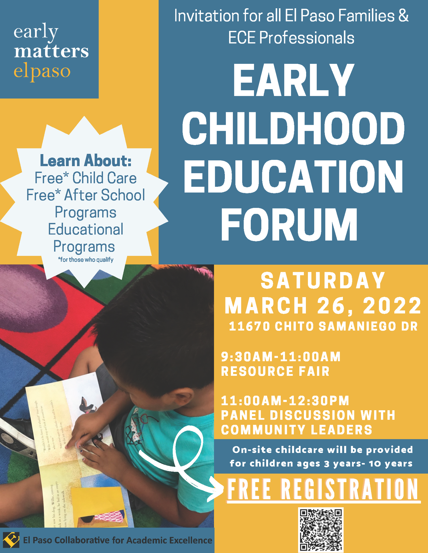 Upcoming and Past Events — Early Matters El Paso