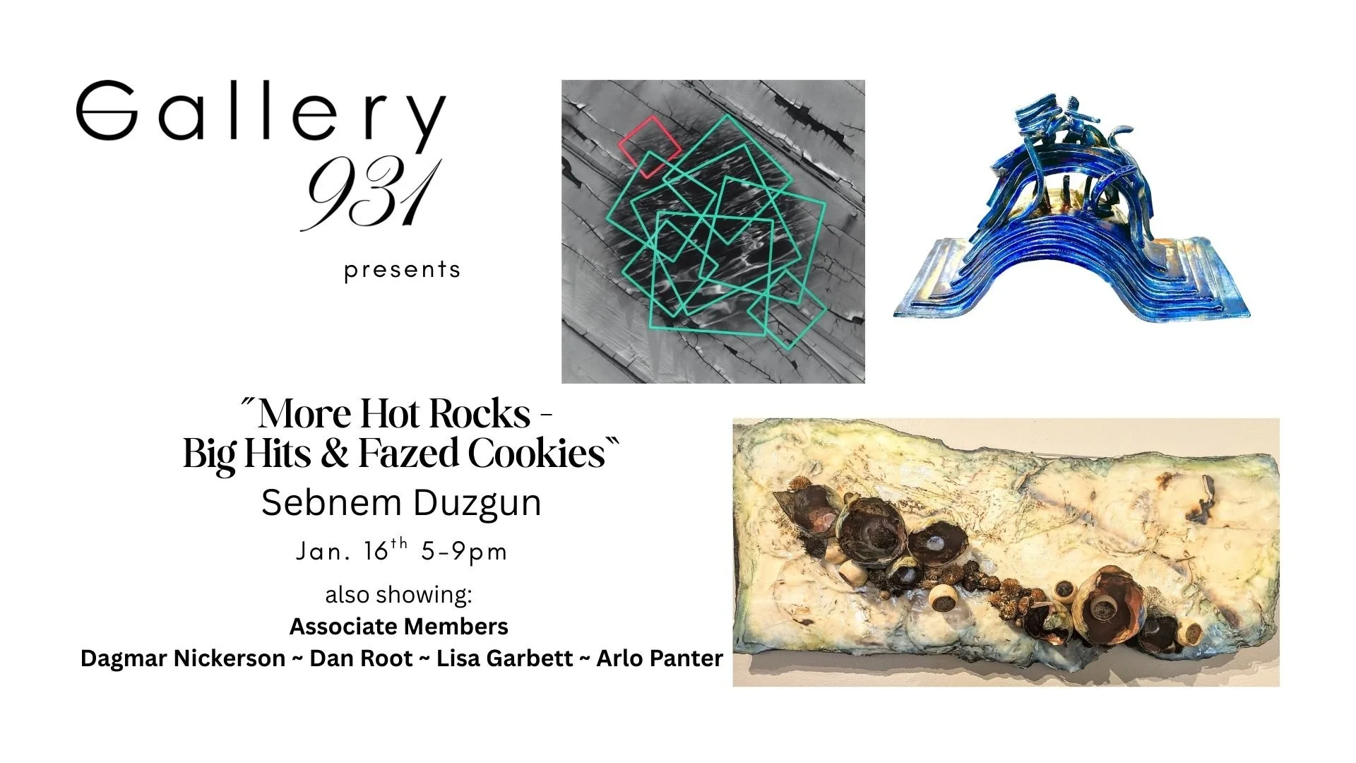 Hot Rocks (Big Hits &amp; Fazed Cookies) by Sebnem Duzgun and Associate Member show