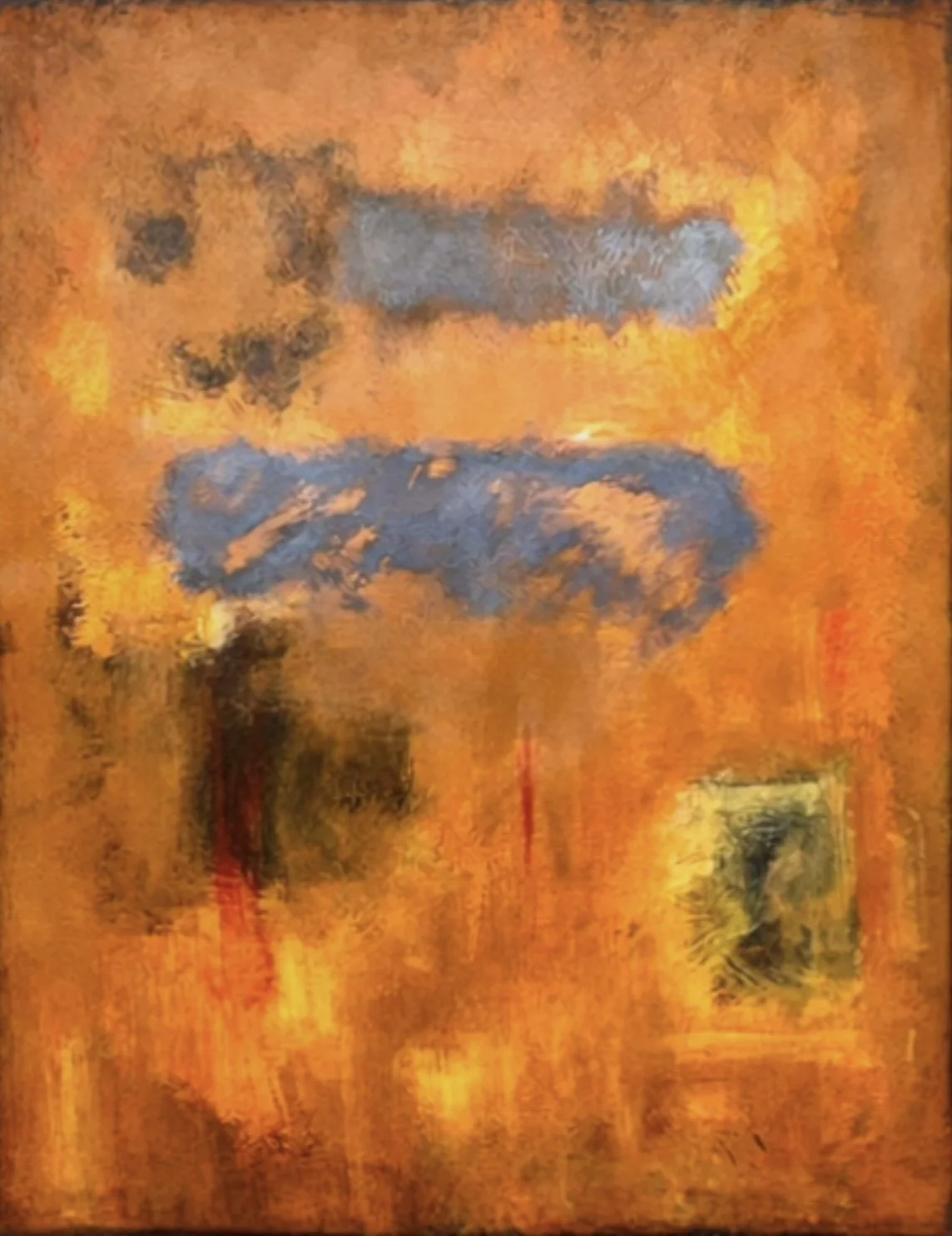 Oxidation, 40x48, acrylic on paper