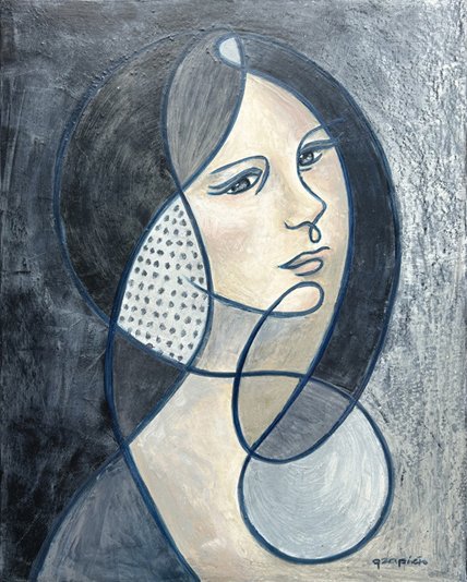 Susana, oil on canvas