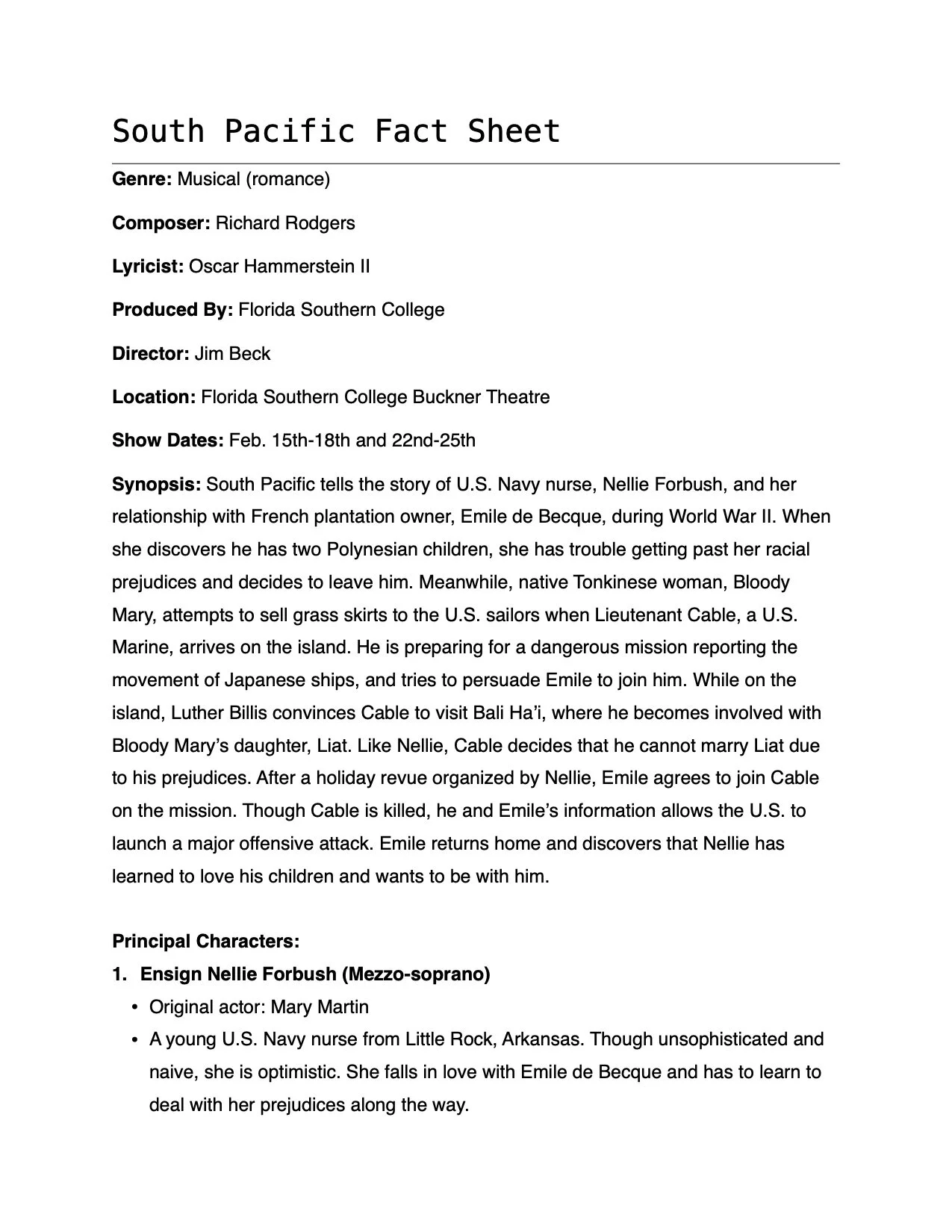 Fact Sheet