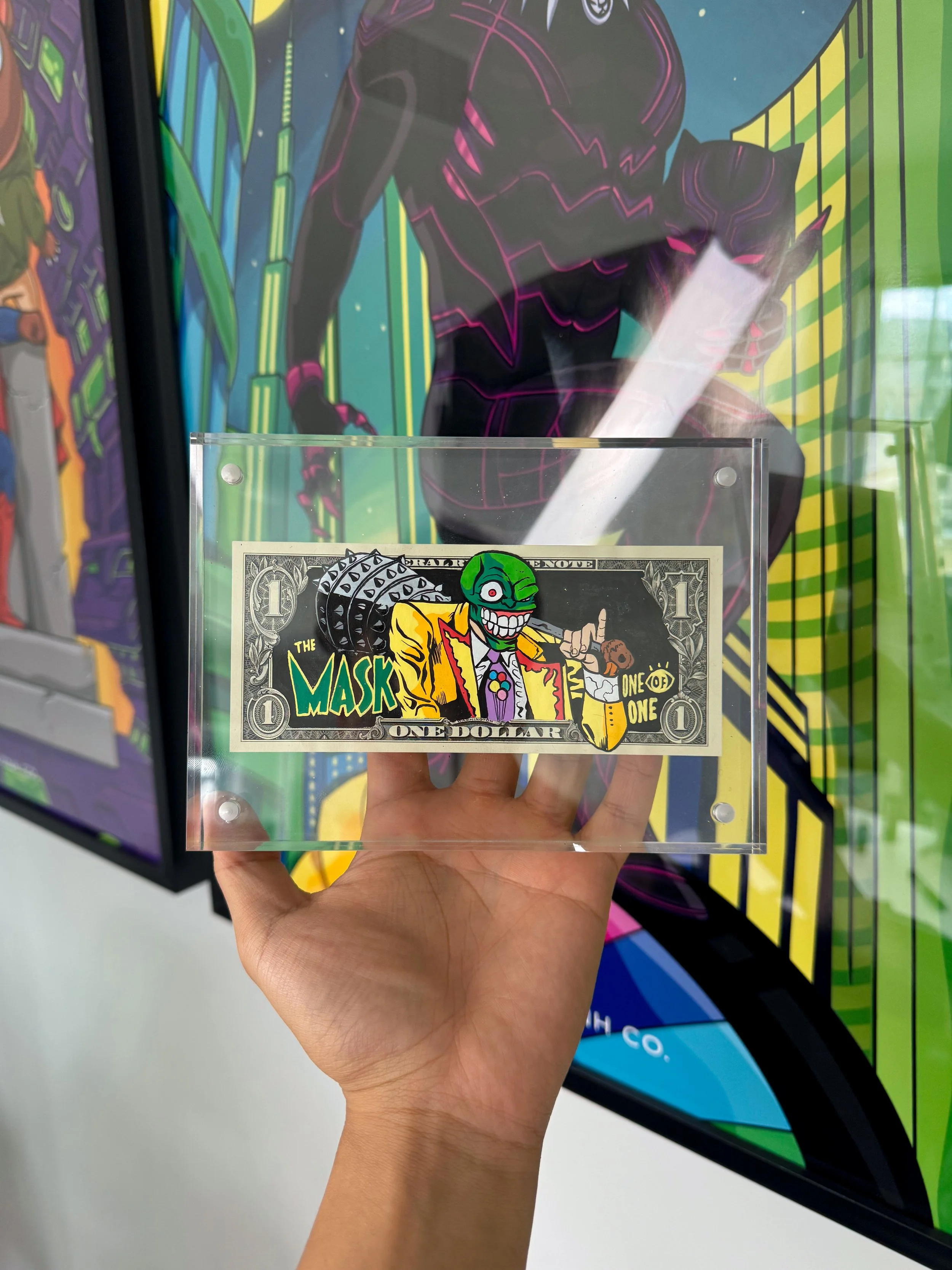 Limited  “THE MASK” Dollar Bill