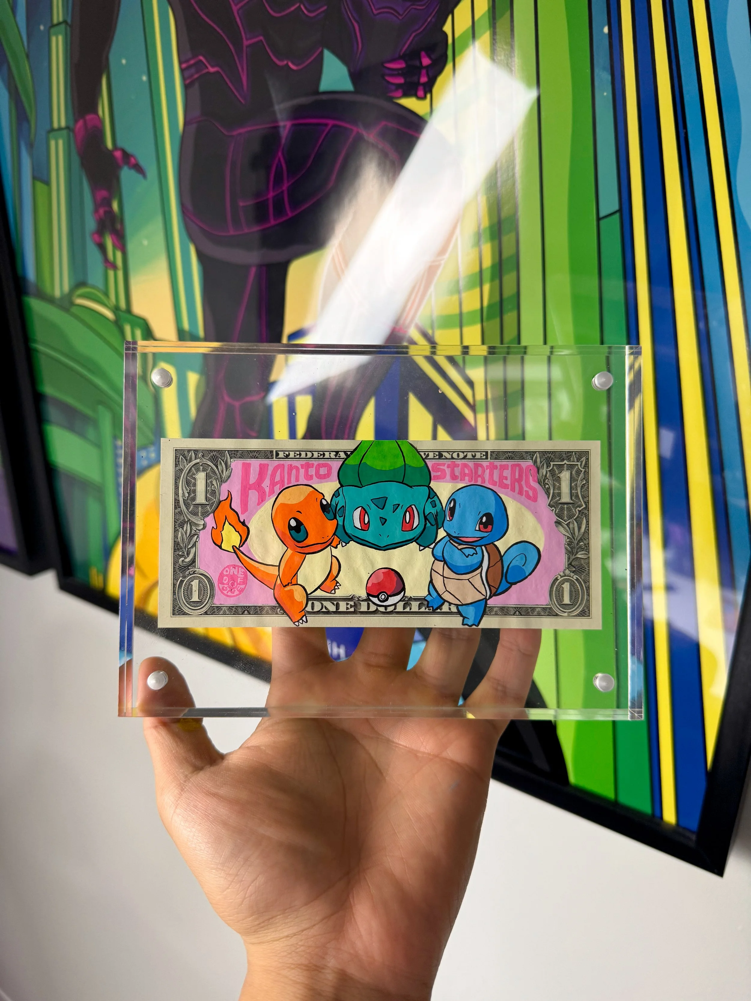 Limited  “KANTO STARTERS” Dollar Bill