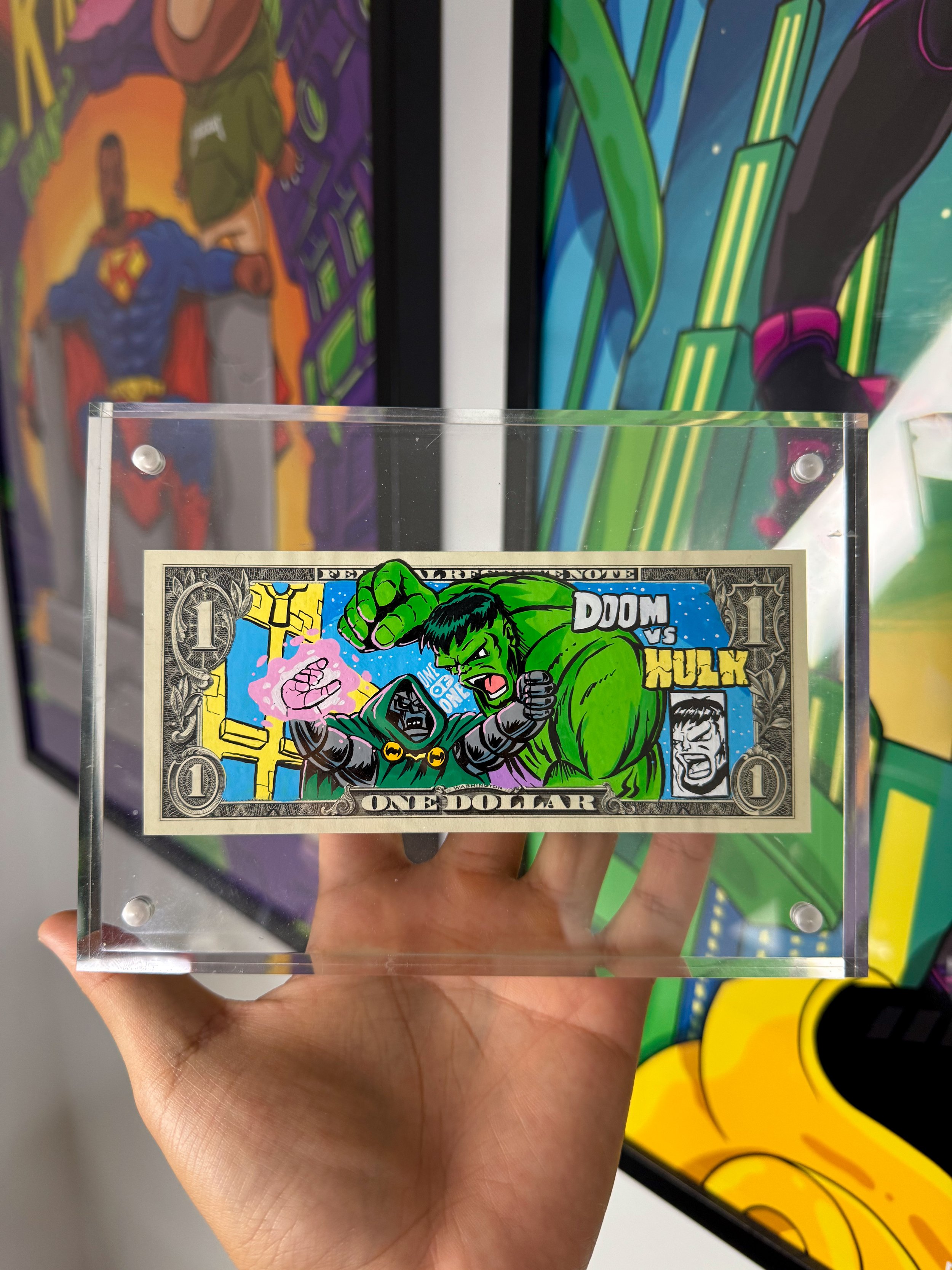 Limited “DOOM VS HULK” Dollar Bill