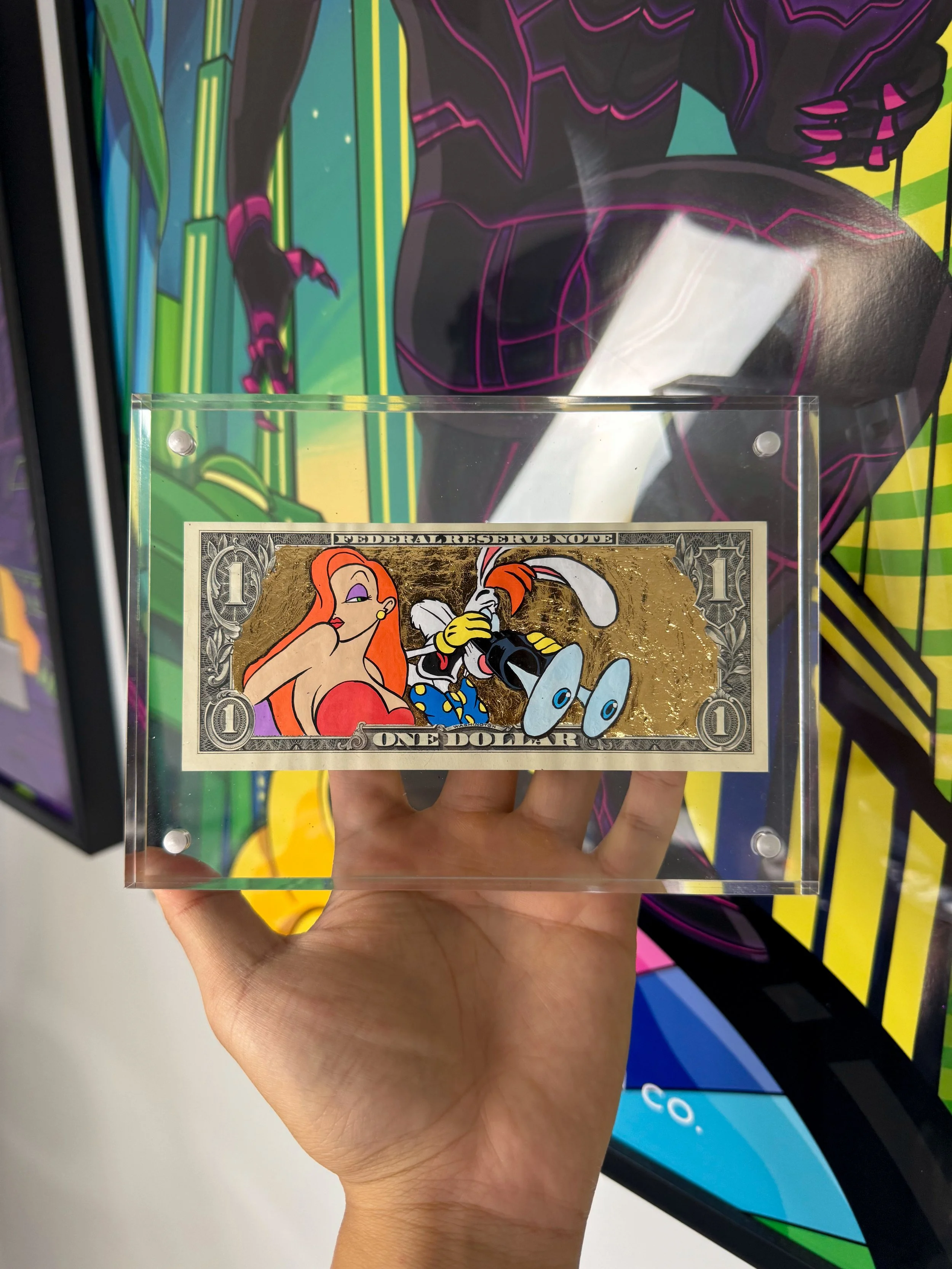Limited “ROGER” Gold Dollar Bill