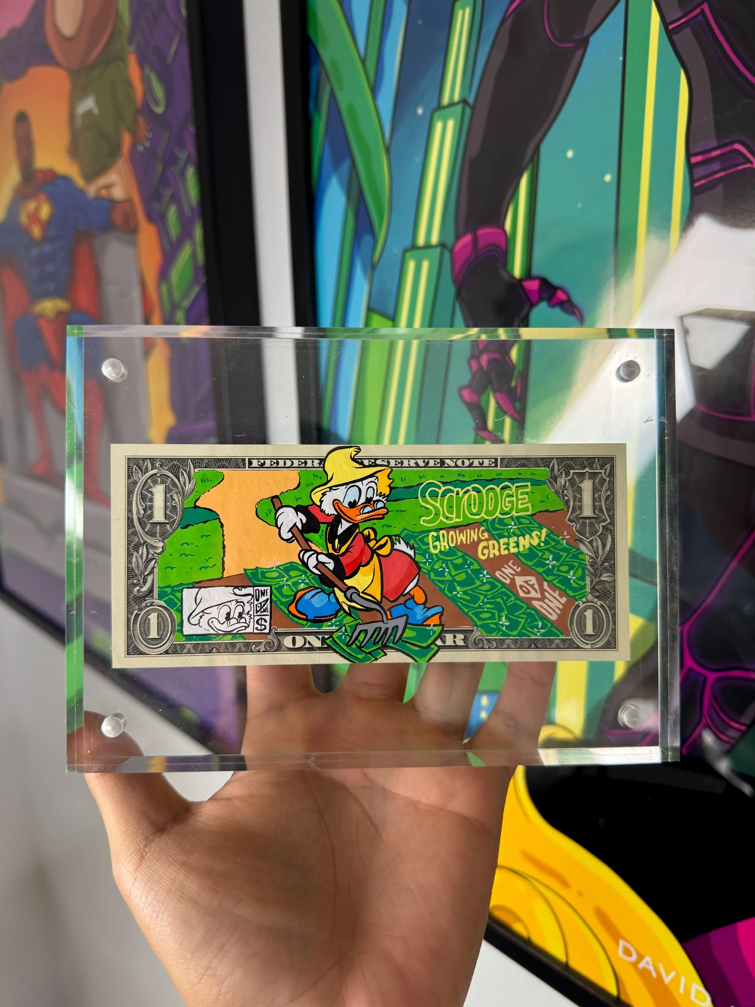 Limited “GROWING GREENS” Dollar Bill