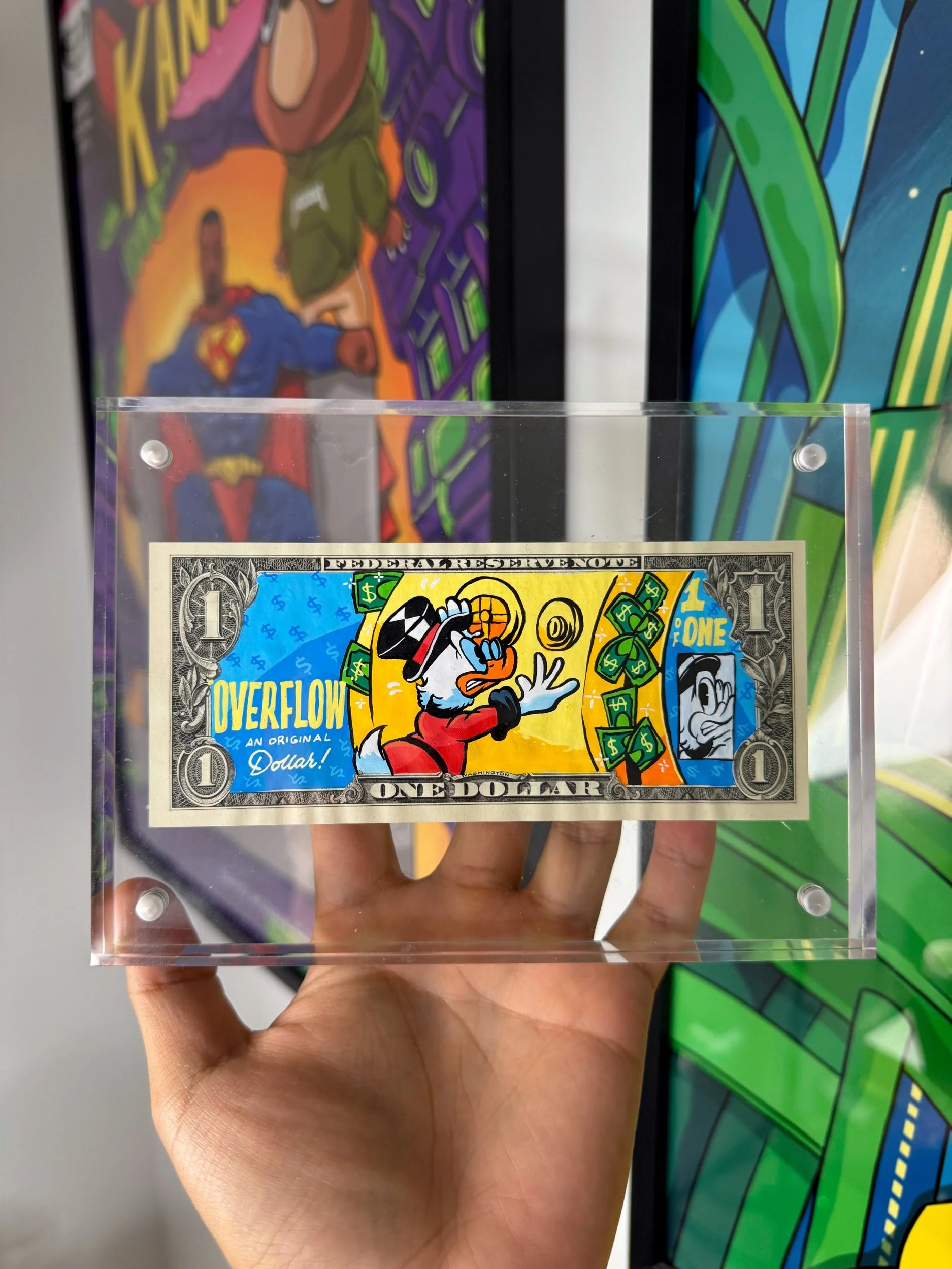 Limited “OVERFLOW” Dollar Bill