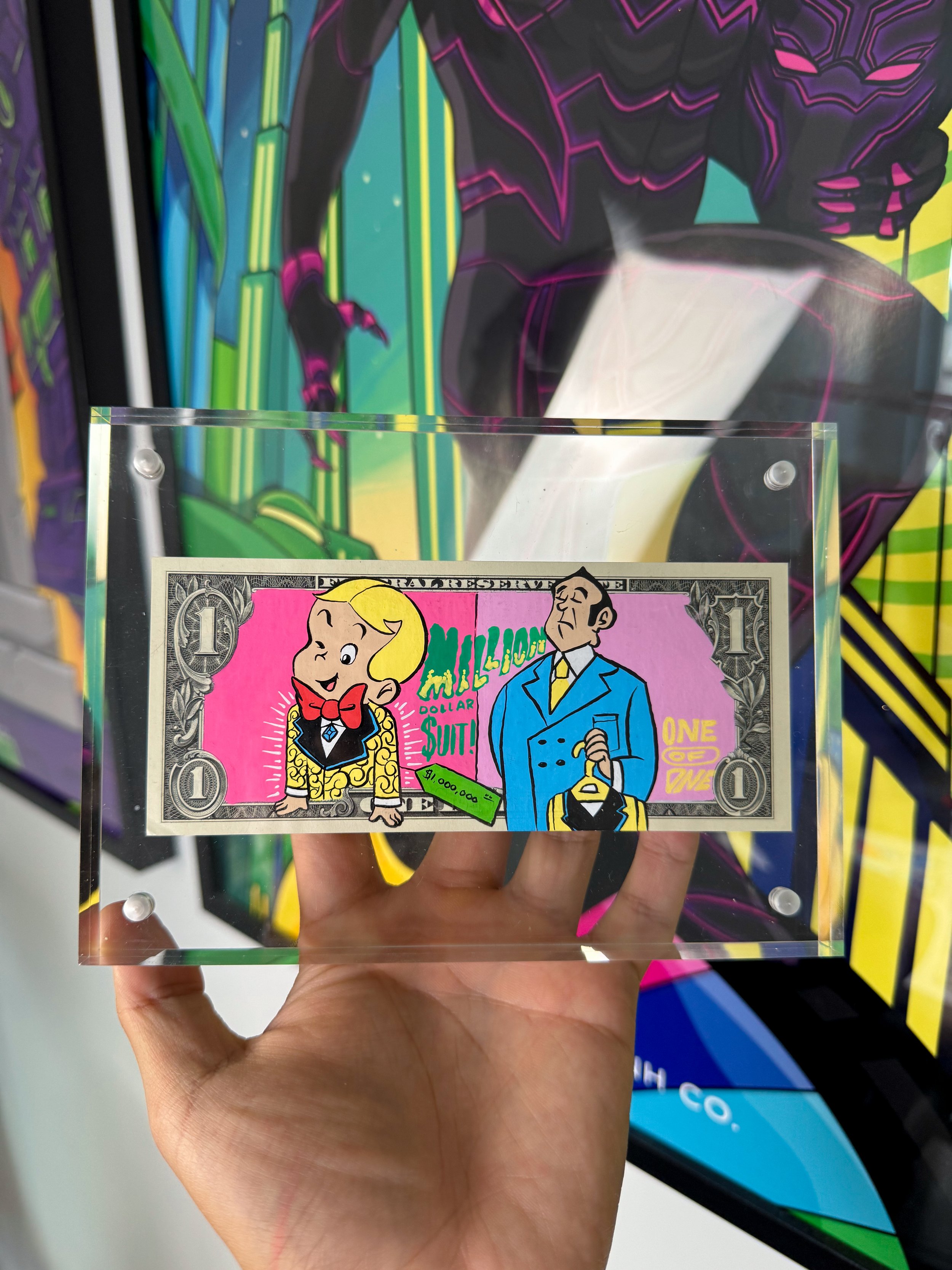 Limited “MILLION DOLLAR SUIT” Dollar Bill