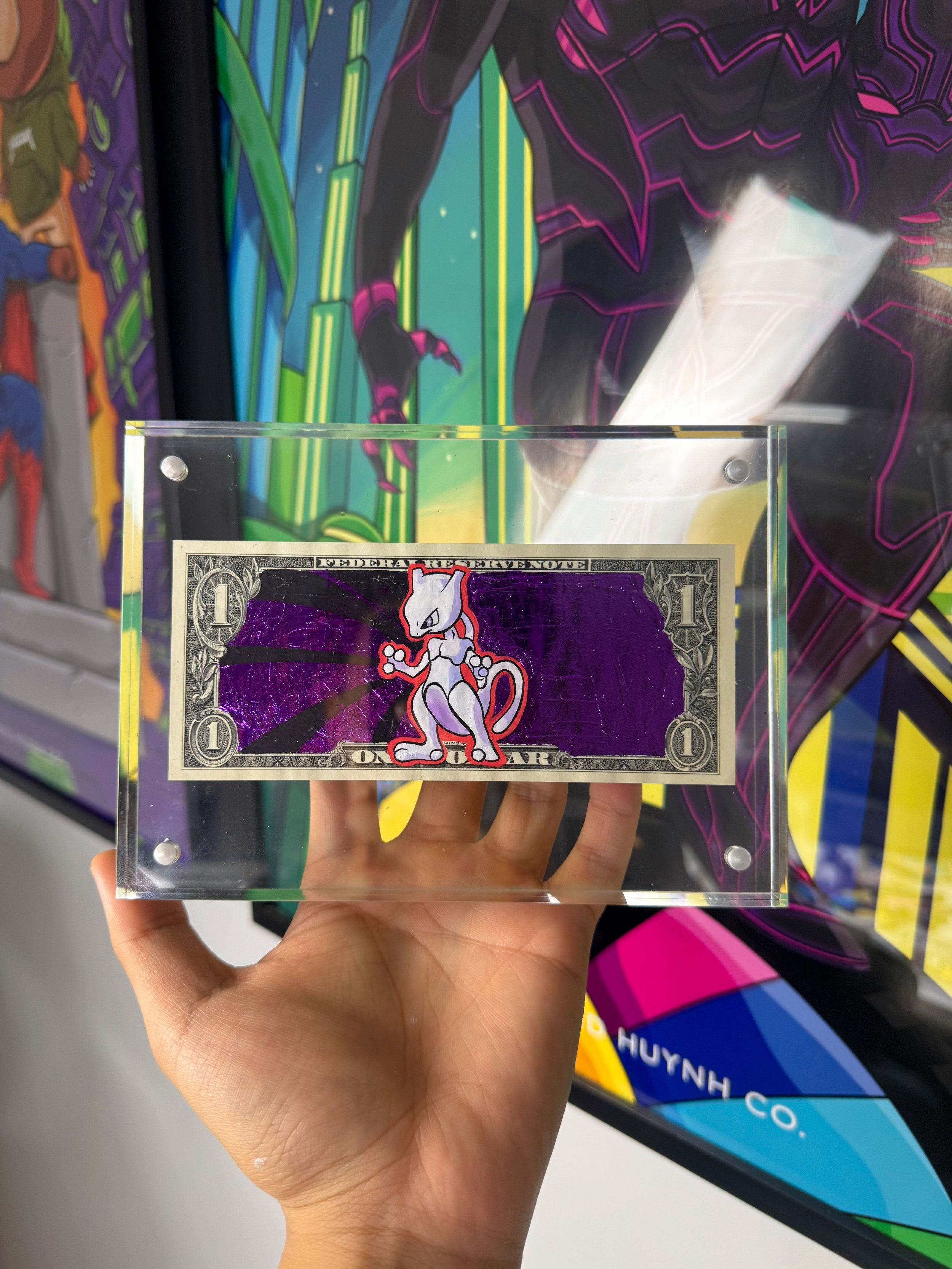 Limited “MEWTWO” Shiny Dollar Bill
