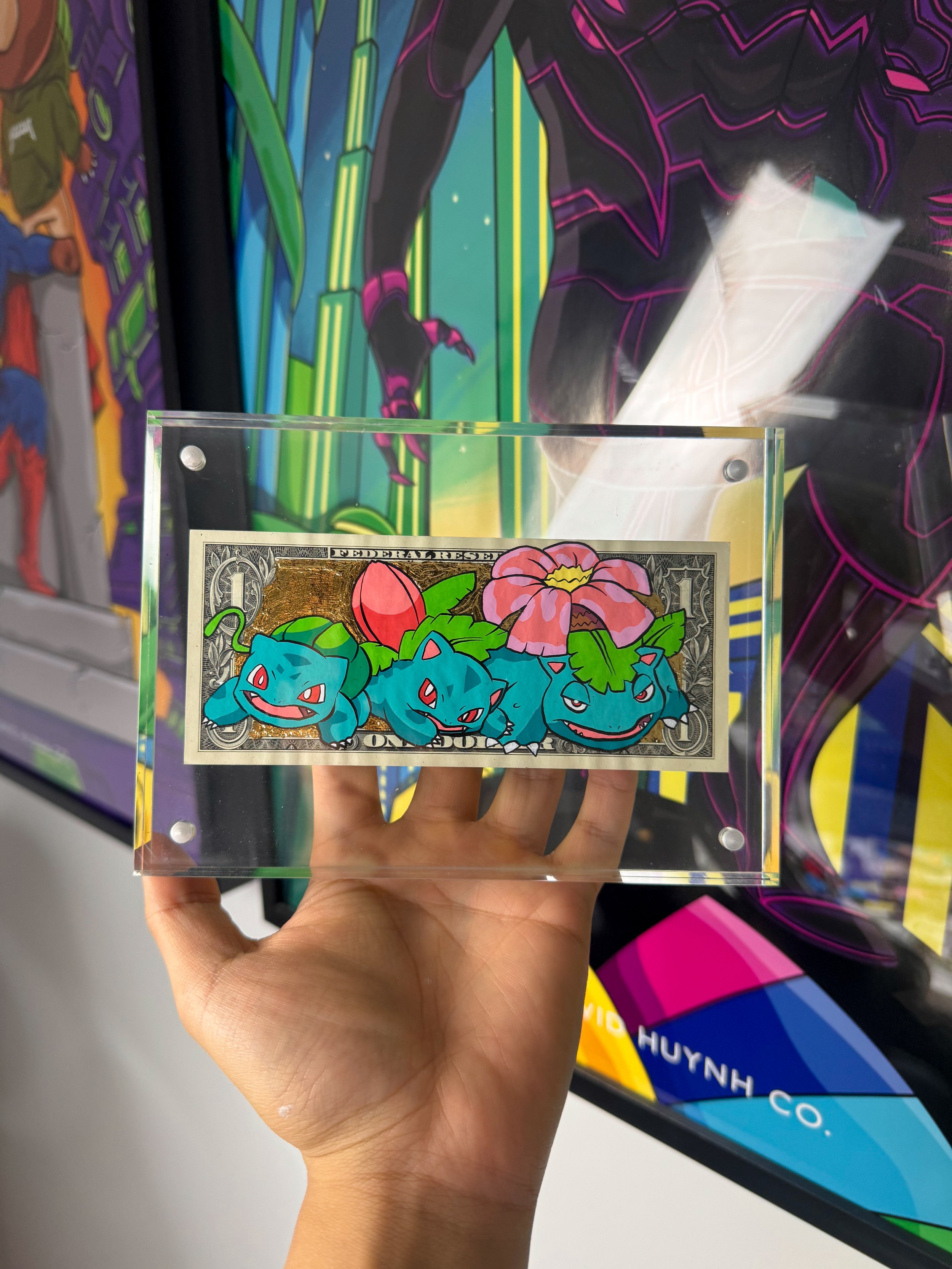 Limited “BULBASAUR EVO” Gold Dollar Bill