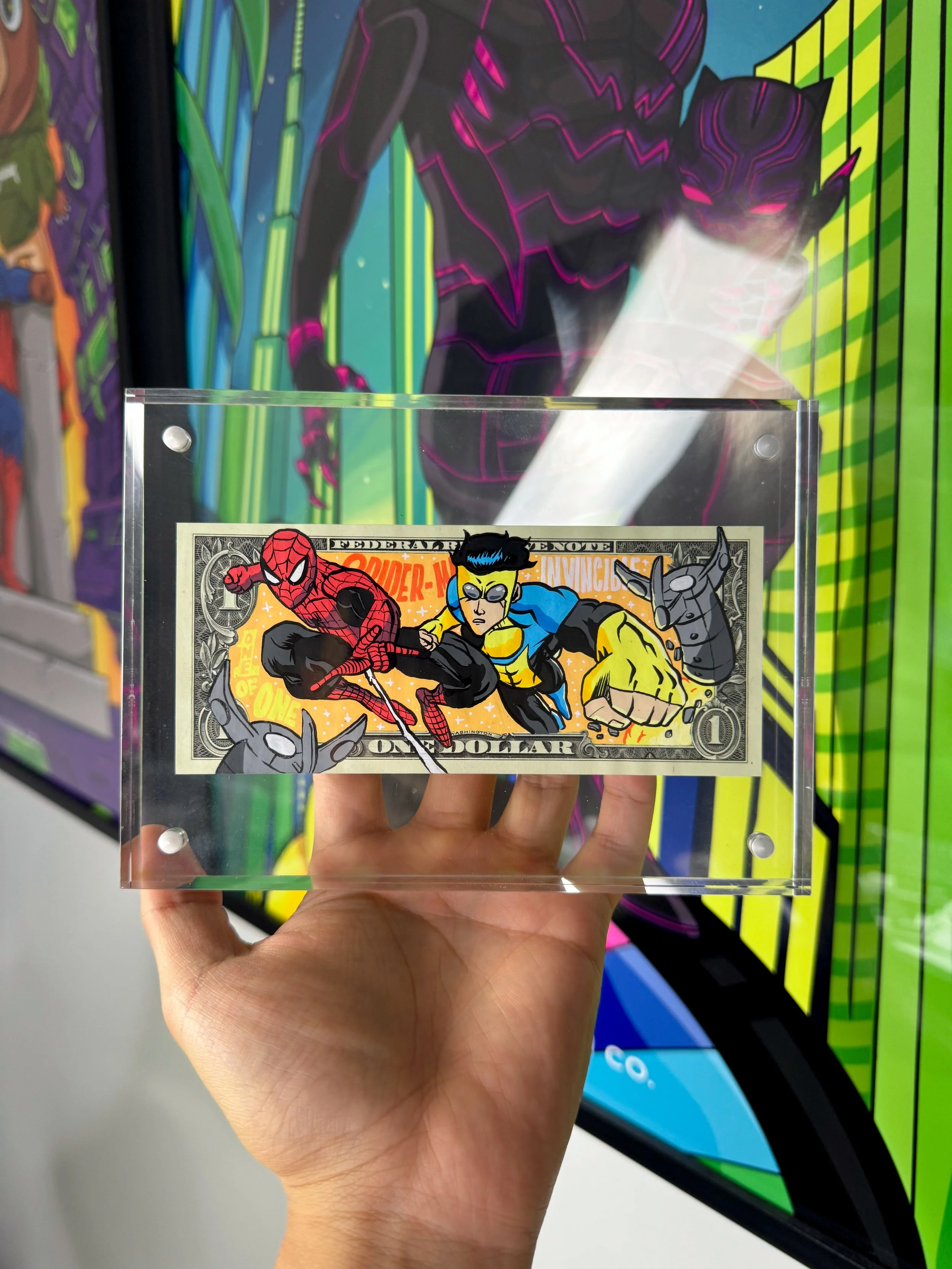 Limited “SPIDER-MAN x INVINCIBLE” Dollar Bill