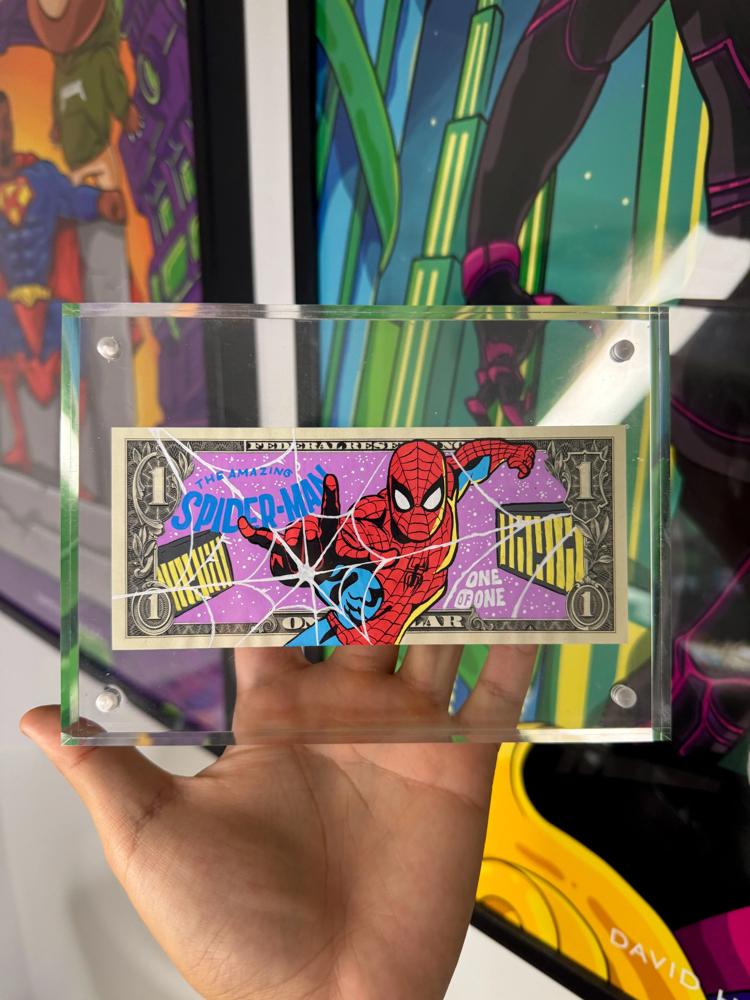 Limited “WEB SLINGER” Dollar Bill