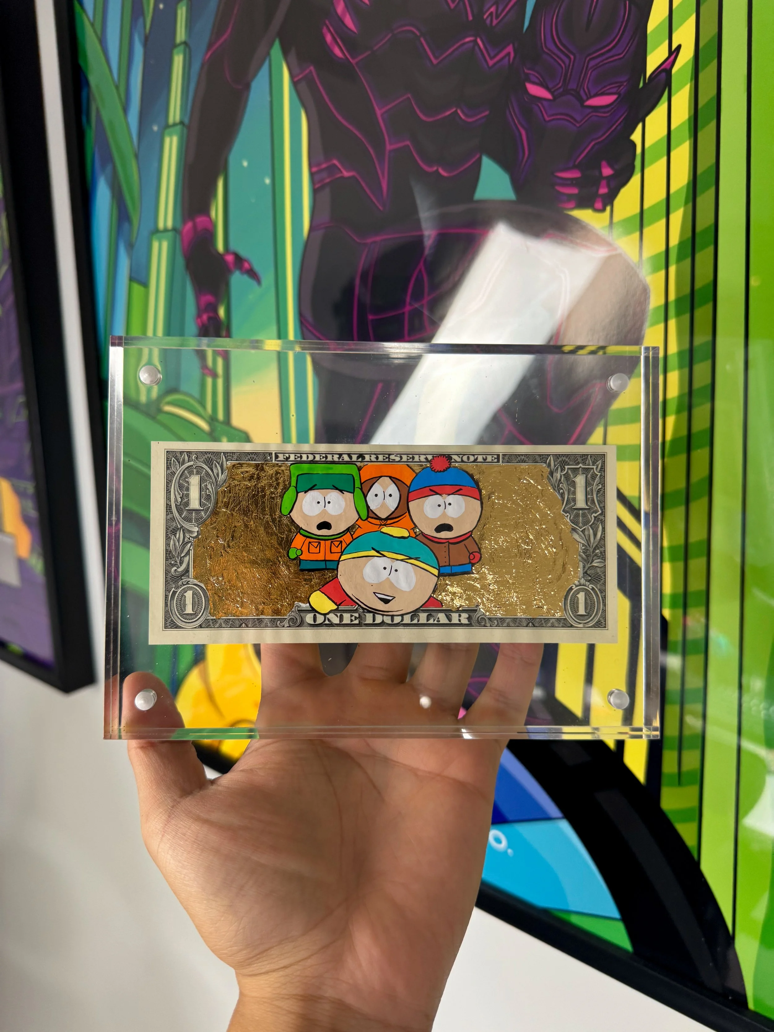 Limited “THE BOYS” Gold Dollar Bill