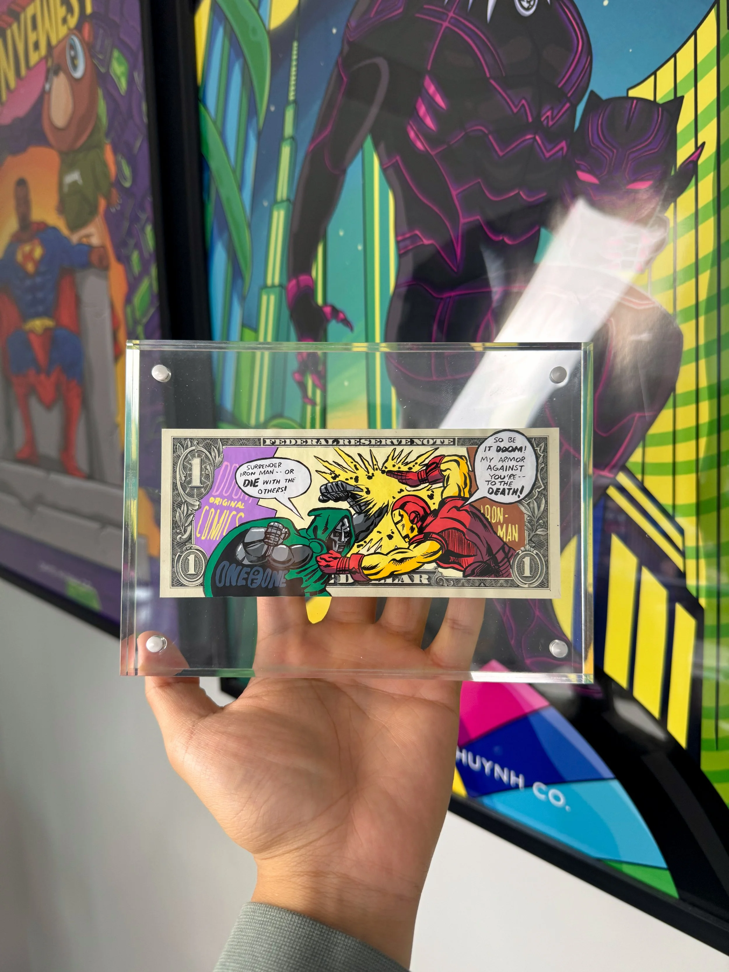 Limited  “DOOM VS STARK” Dollar Bill