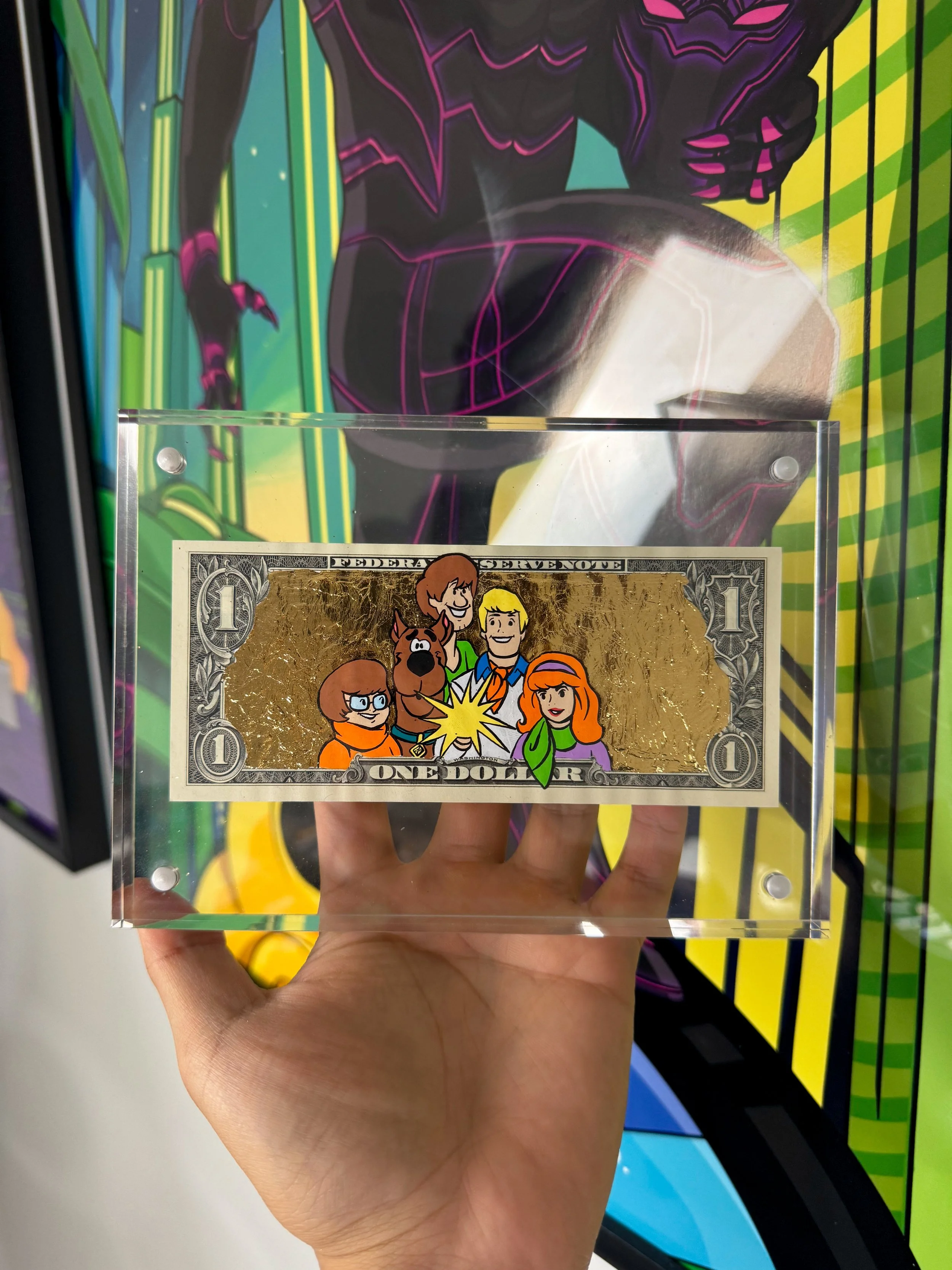 Limited “SCOOBY GANG” Gold Dollar Bill
