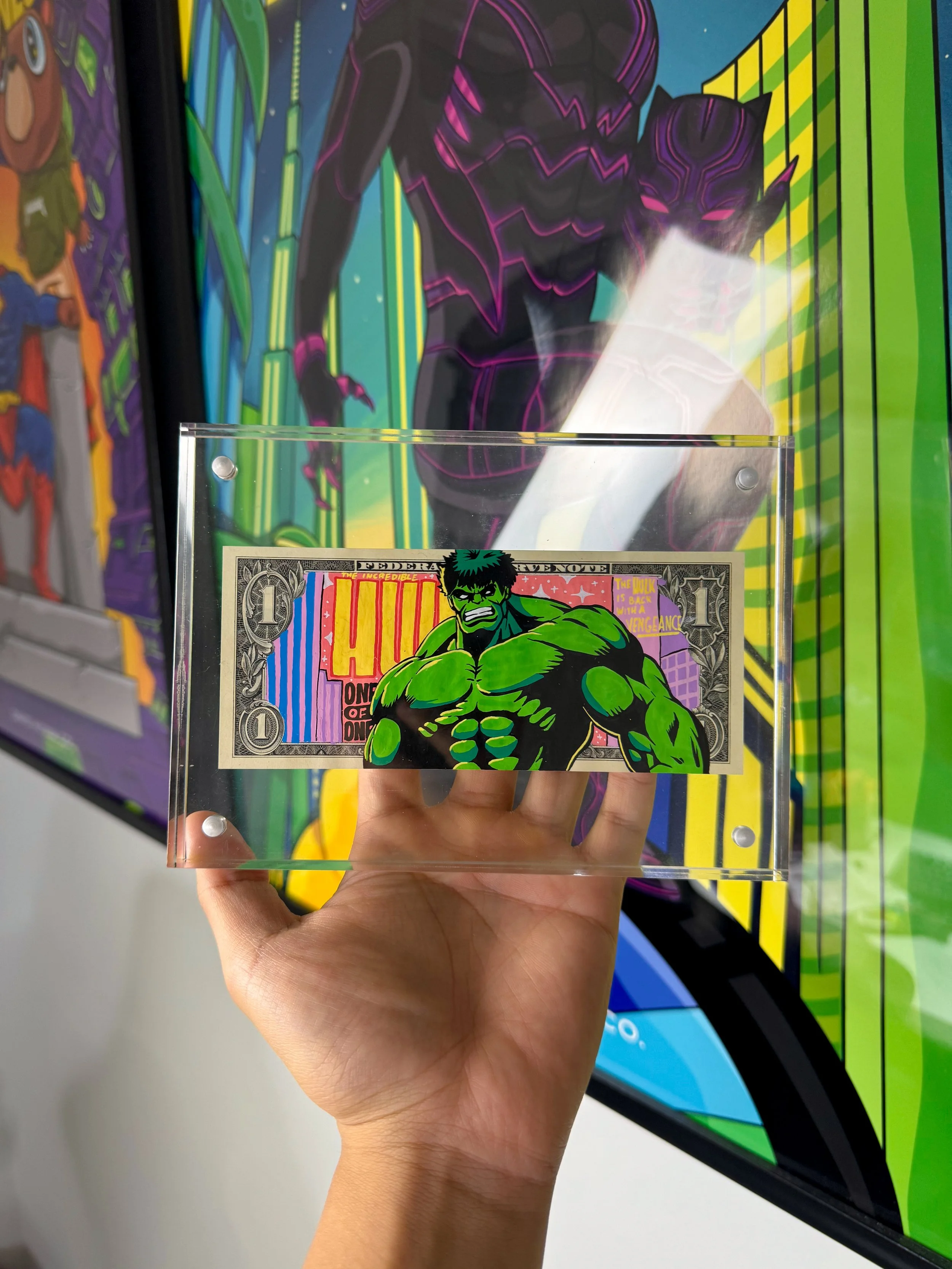 Limited “THE INCREDIBLE HULK” Dollar Bill