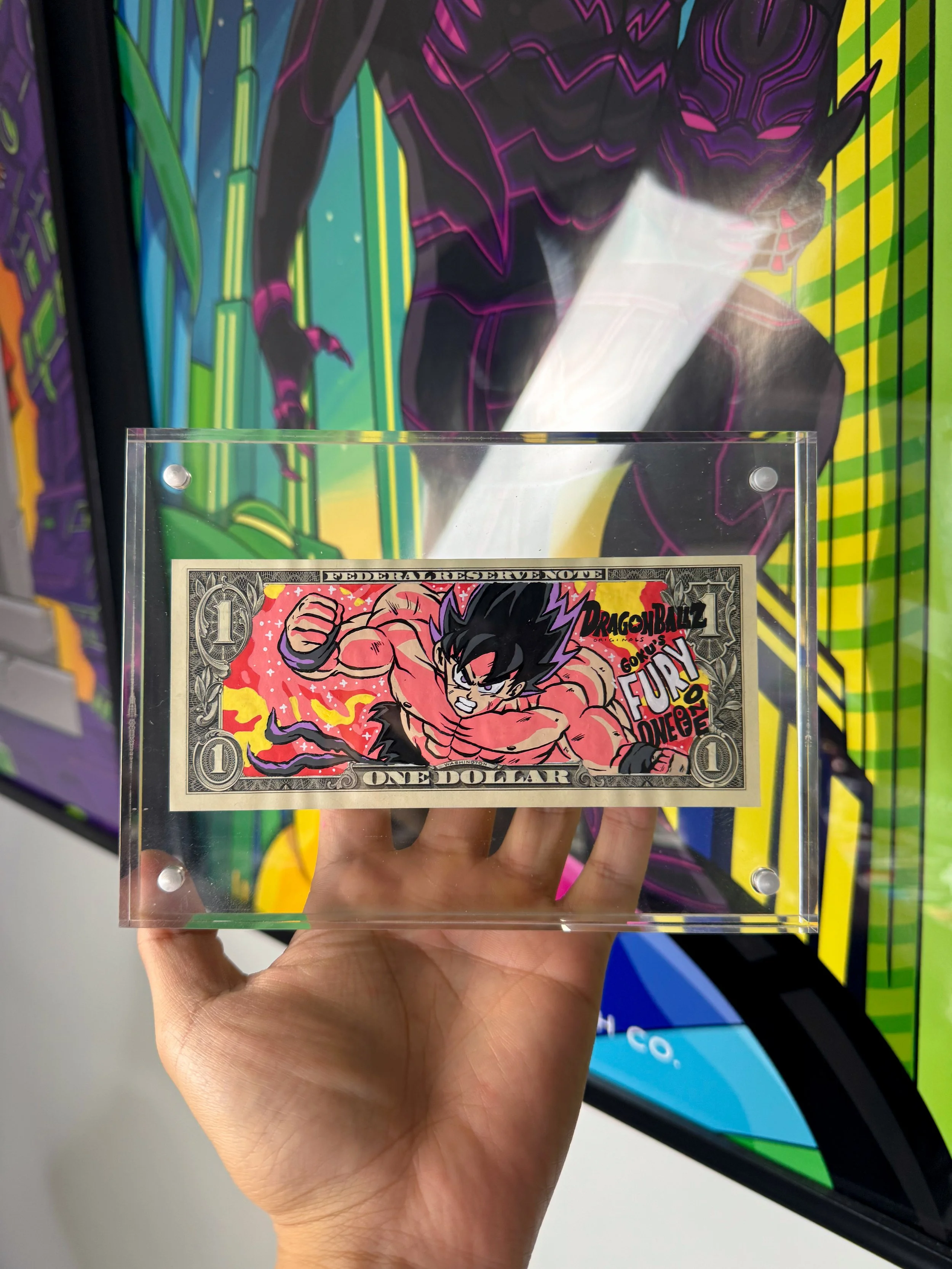 Limited “GOKU’S FURY” Dollar Bill