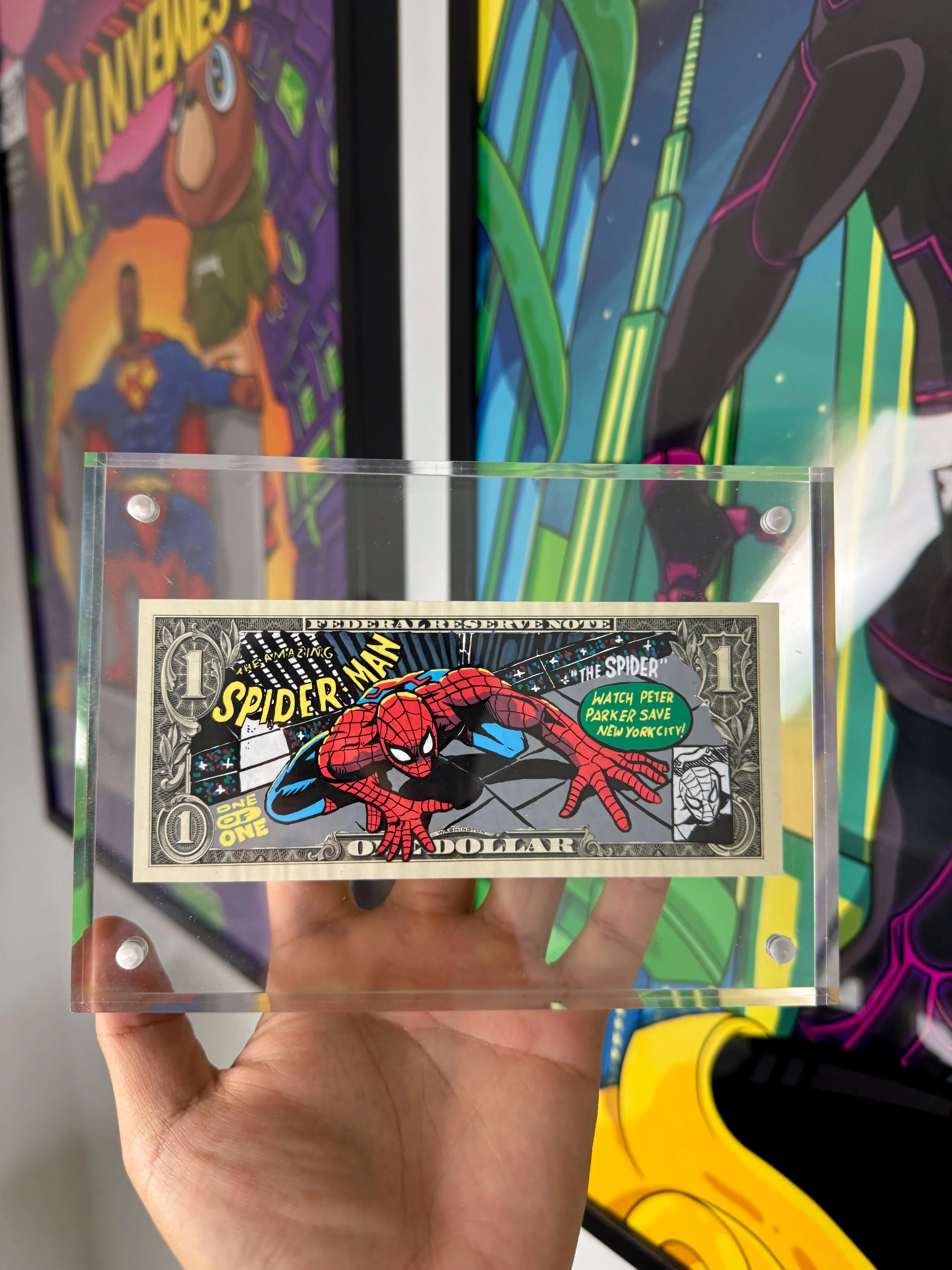 Limited “THE SPIDER” Dollar Bill