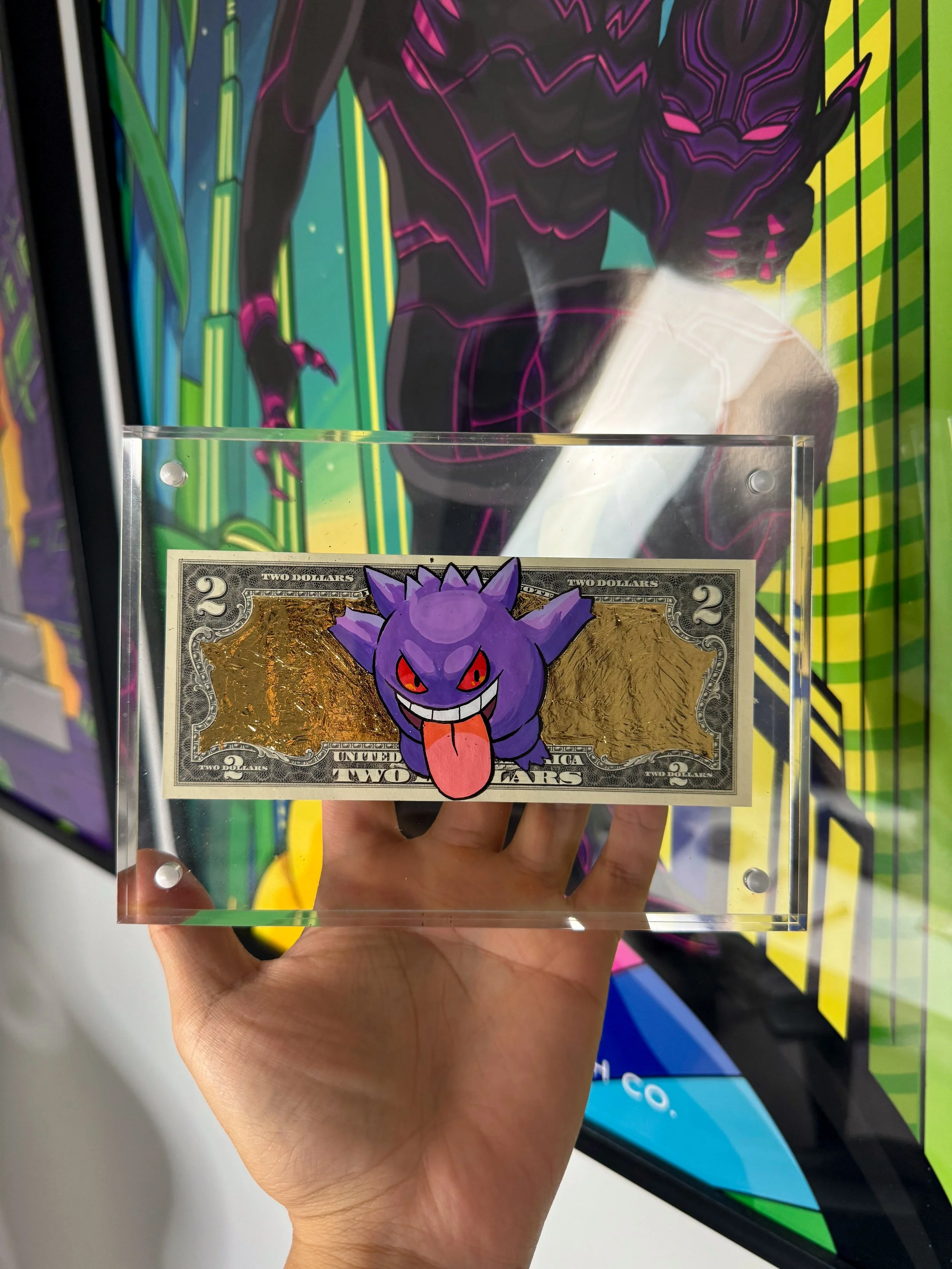 Limited $2 “GENGAR” Gold Dollar Bill