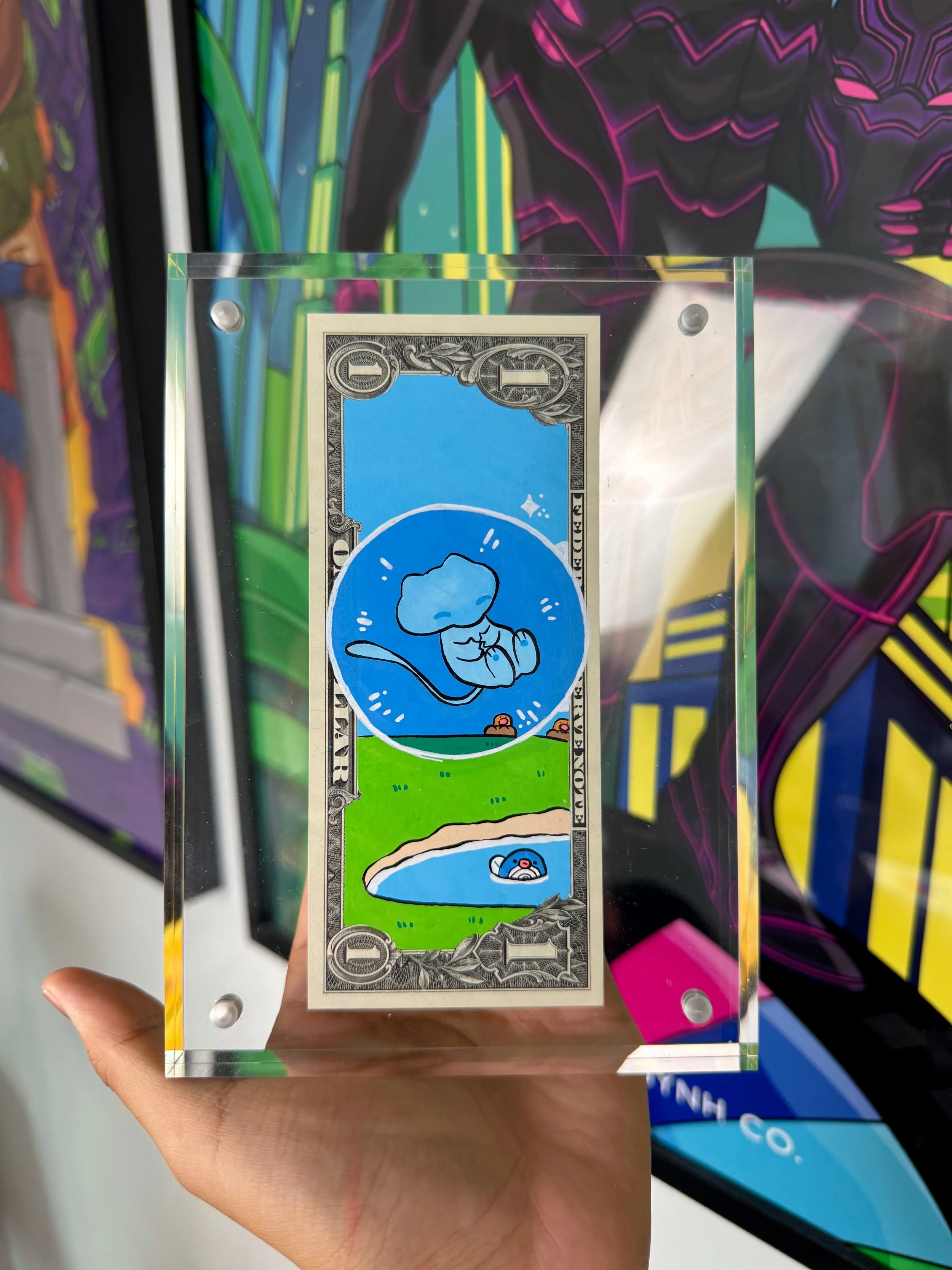 Limited “BUBBLE MEW” Dollar Bill