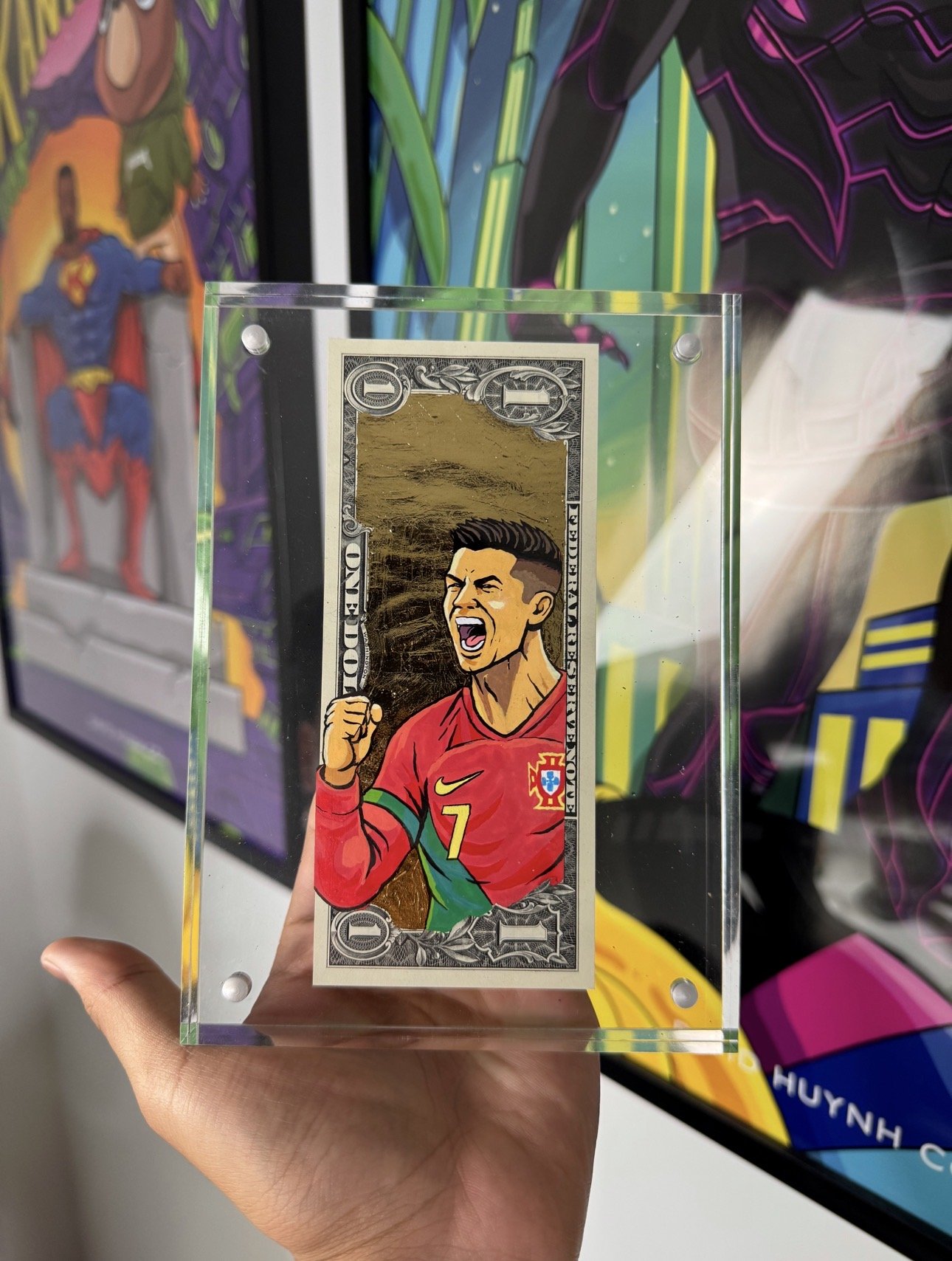 Open Edition “RONALDO” Gold Dollar Bill