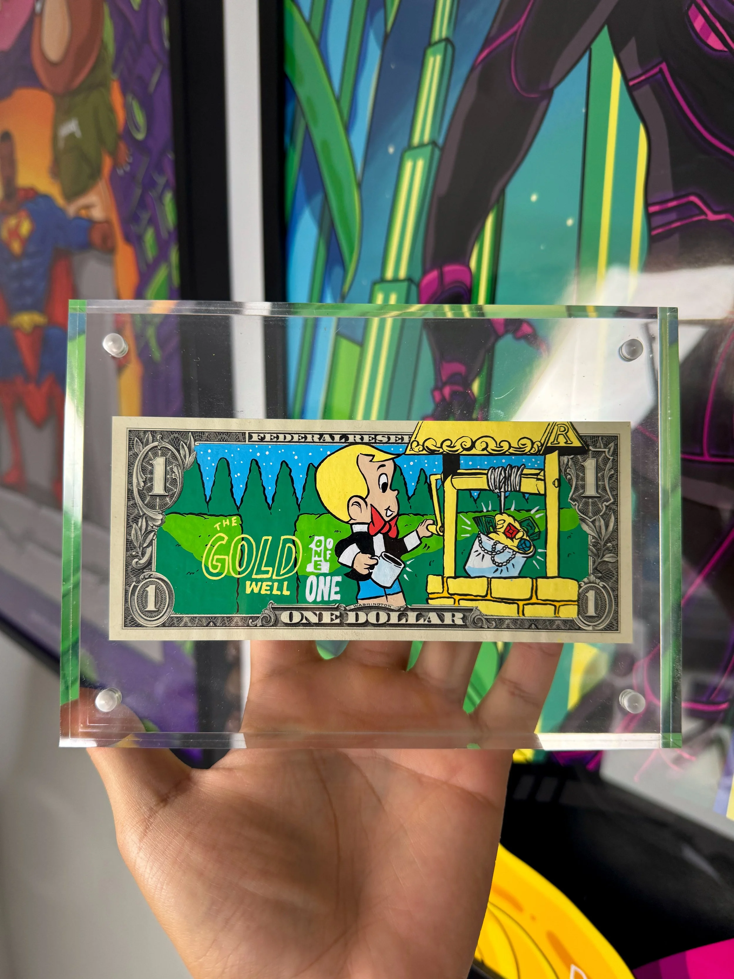 Limited “GOLD WELL” Dollar Bill
