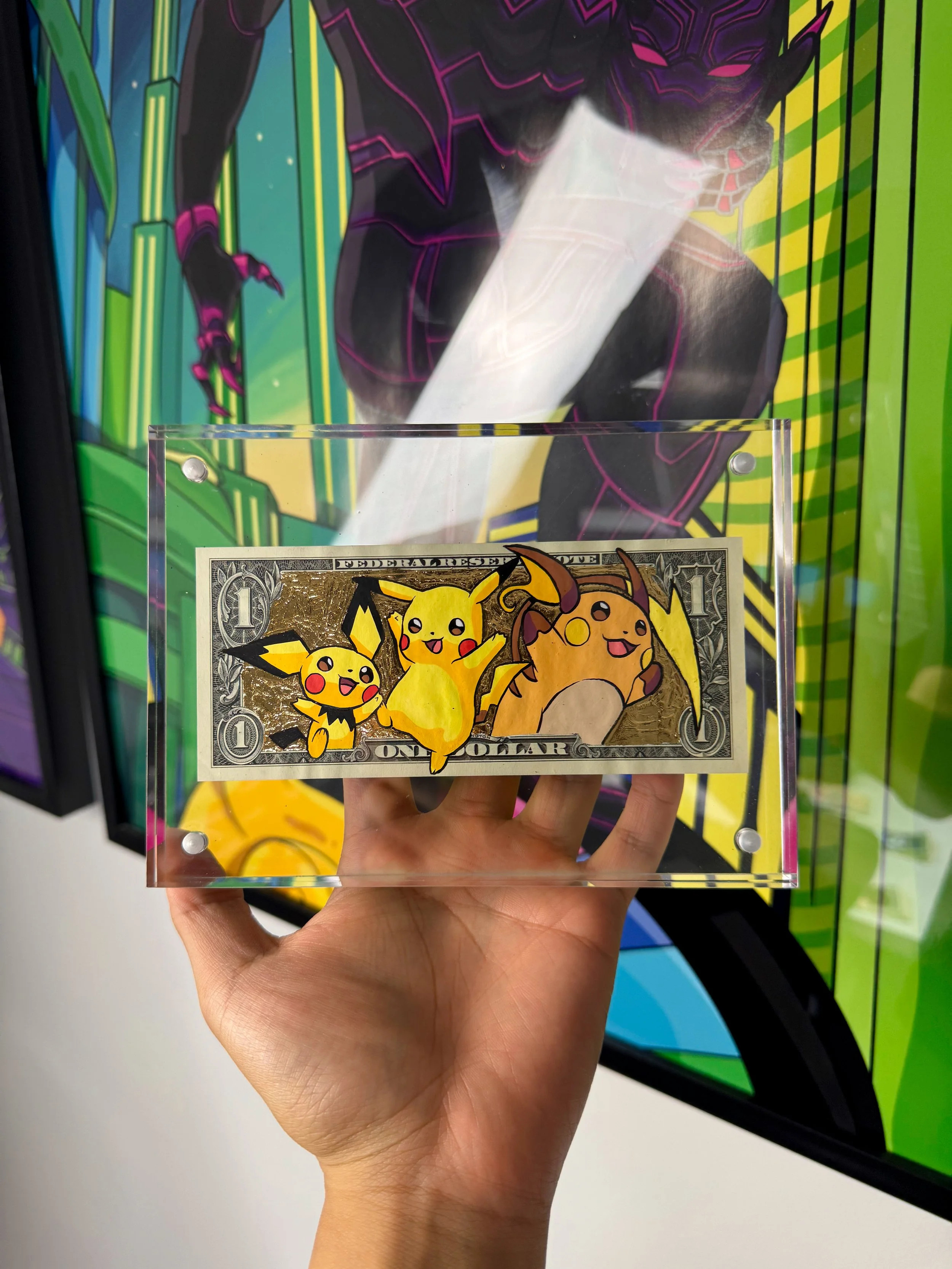 Limited “PIKACHU EVO” Gold Dollar Bill