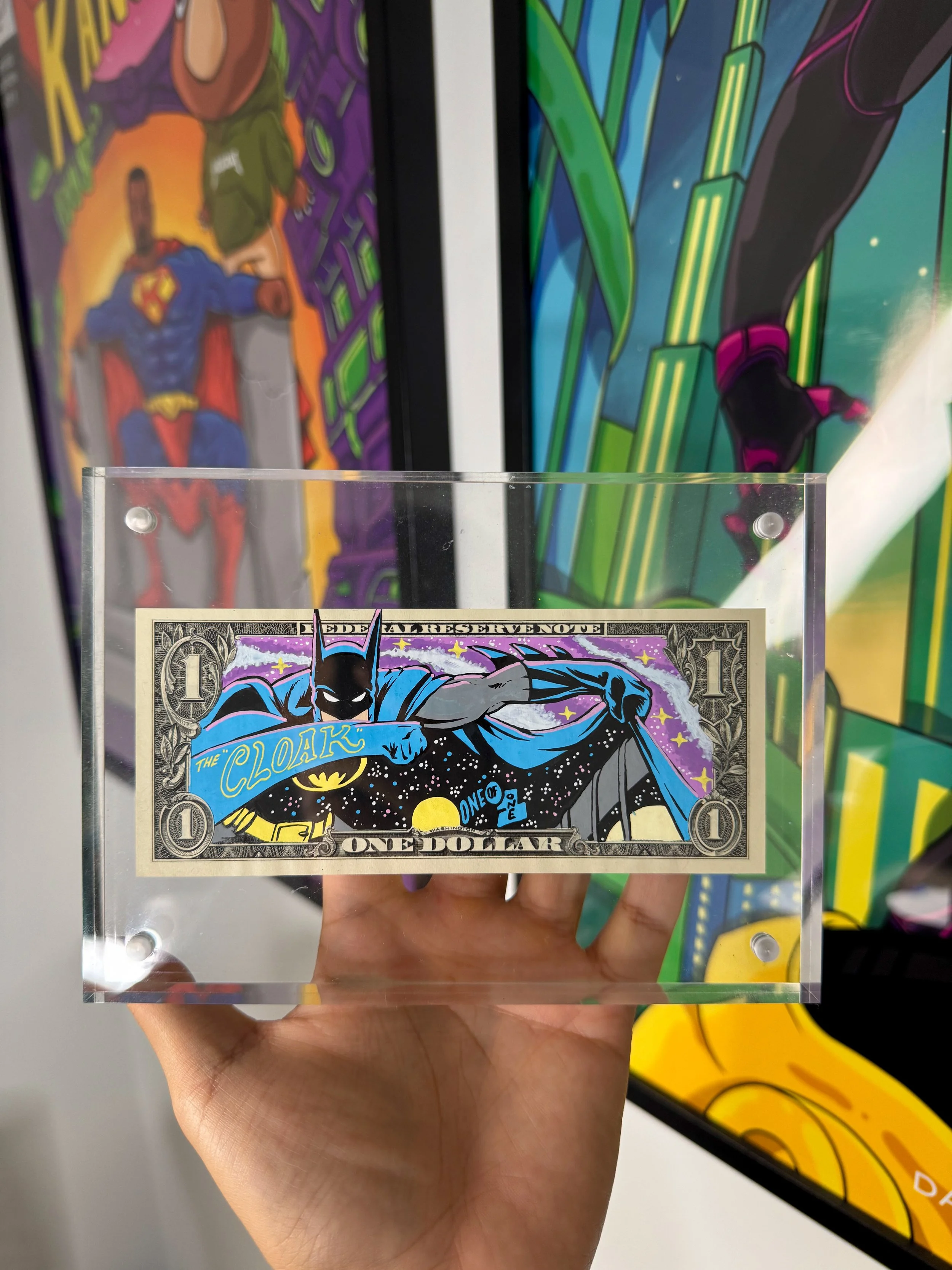 Limited “THE CLOAK” Dollar Bill