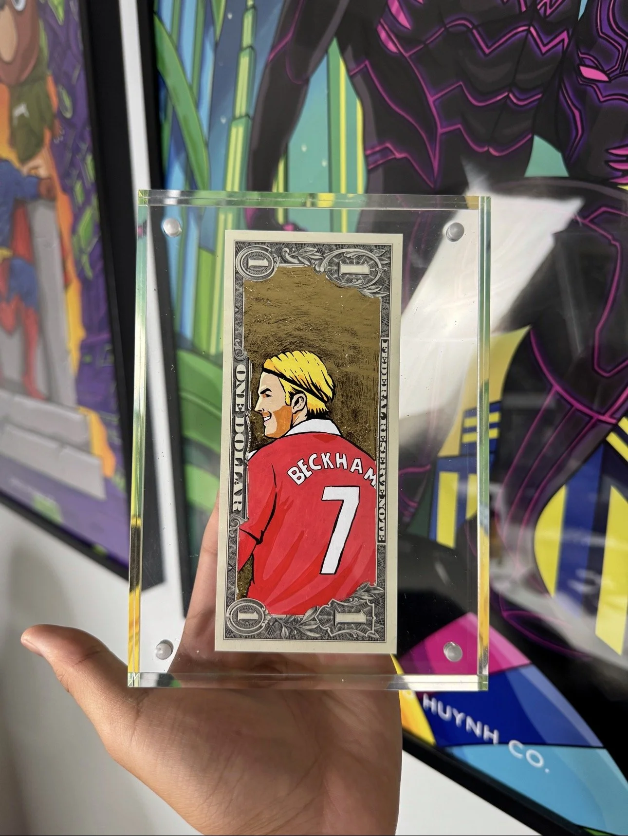 Open Edition “BECKHAM” Gold Dollar Bill
