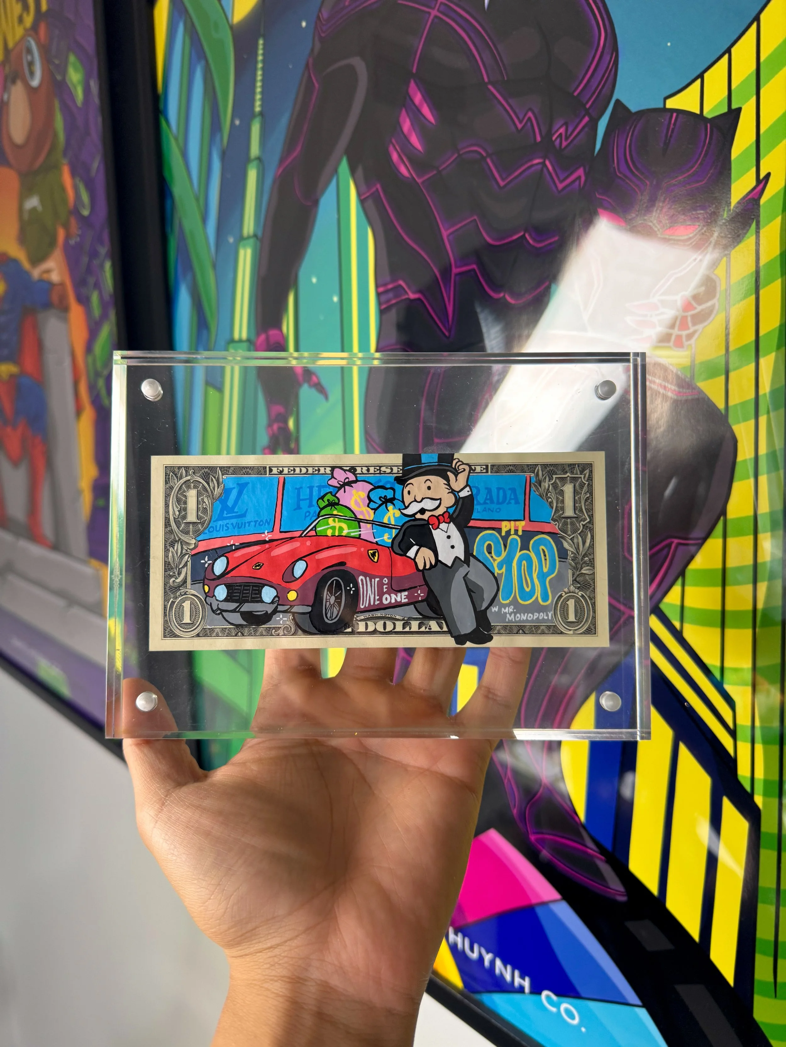 Limited “PIT STOP” Dollar Bill