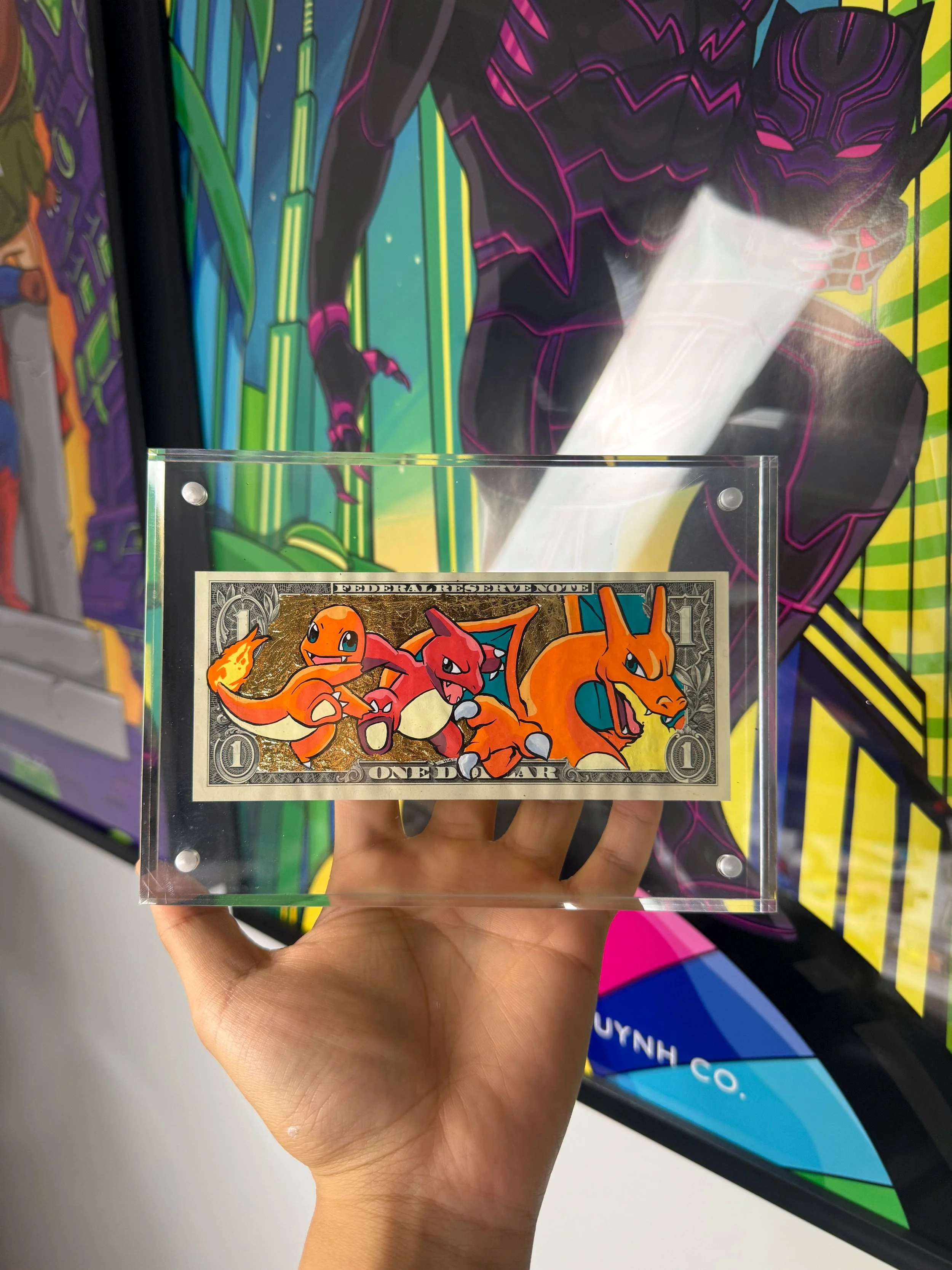 Limited “CHARMANDER EVO” Gold Dollar Bill