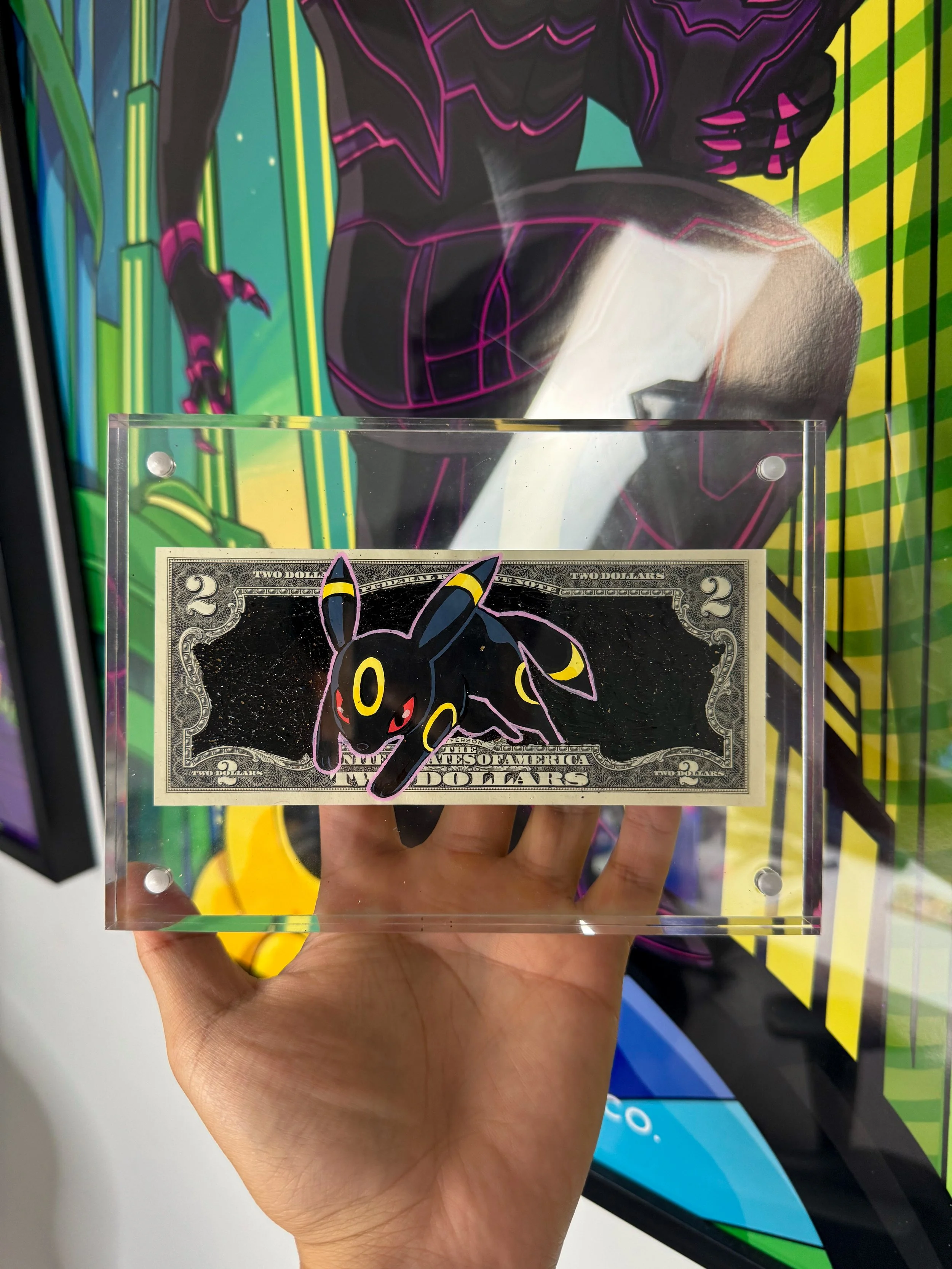 Limited $2 “UMBREON” Obsidian Dollar Bill