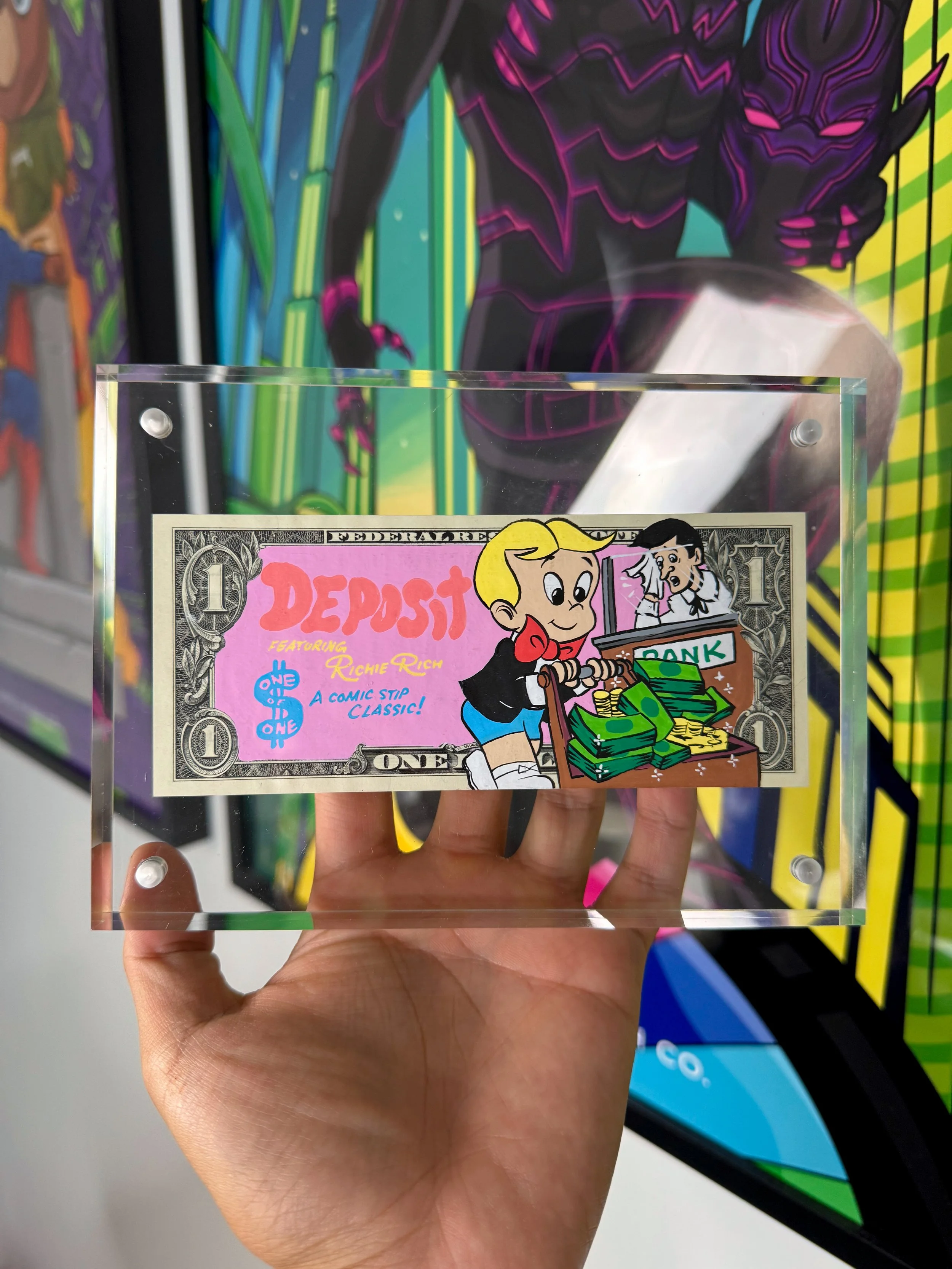 Limited “DEPOSIT” Dollar Bill