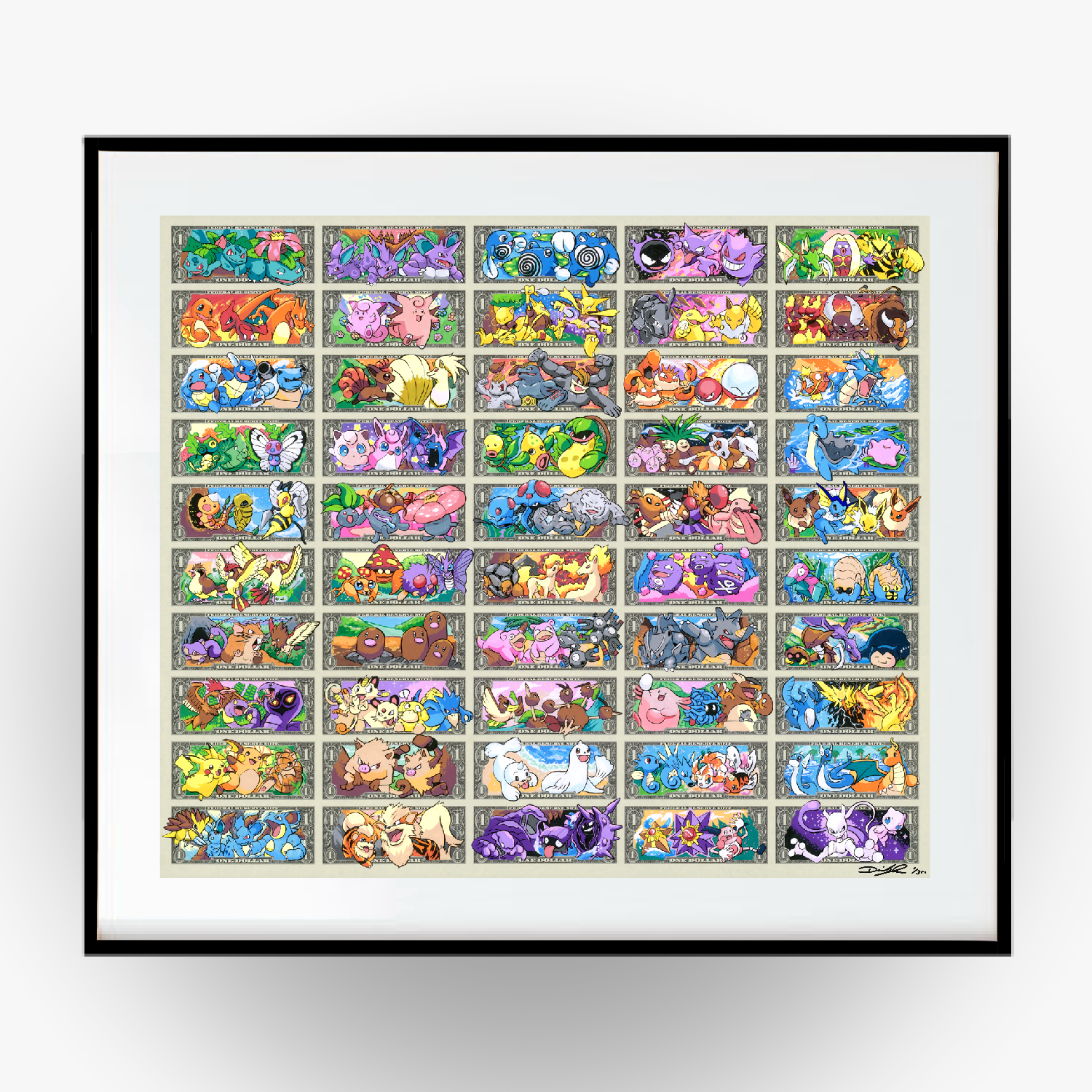 KANTO Limited Edition Print Signed & Numbered | Framed