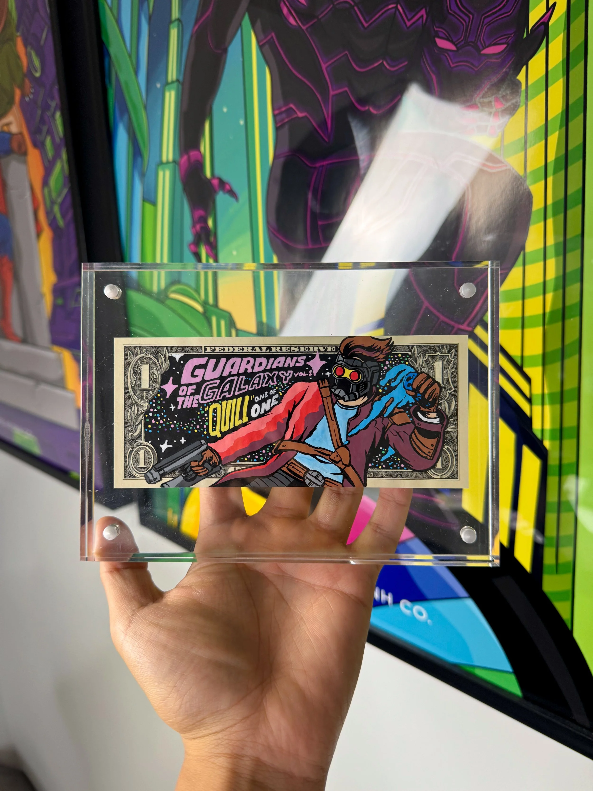 Limited “QUILL” Dollar Bill