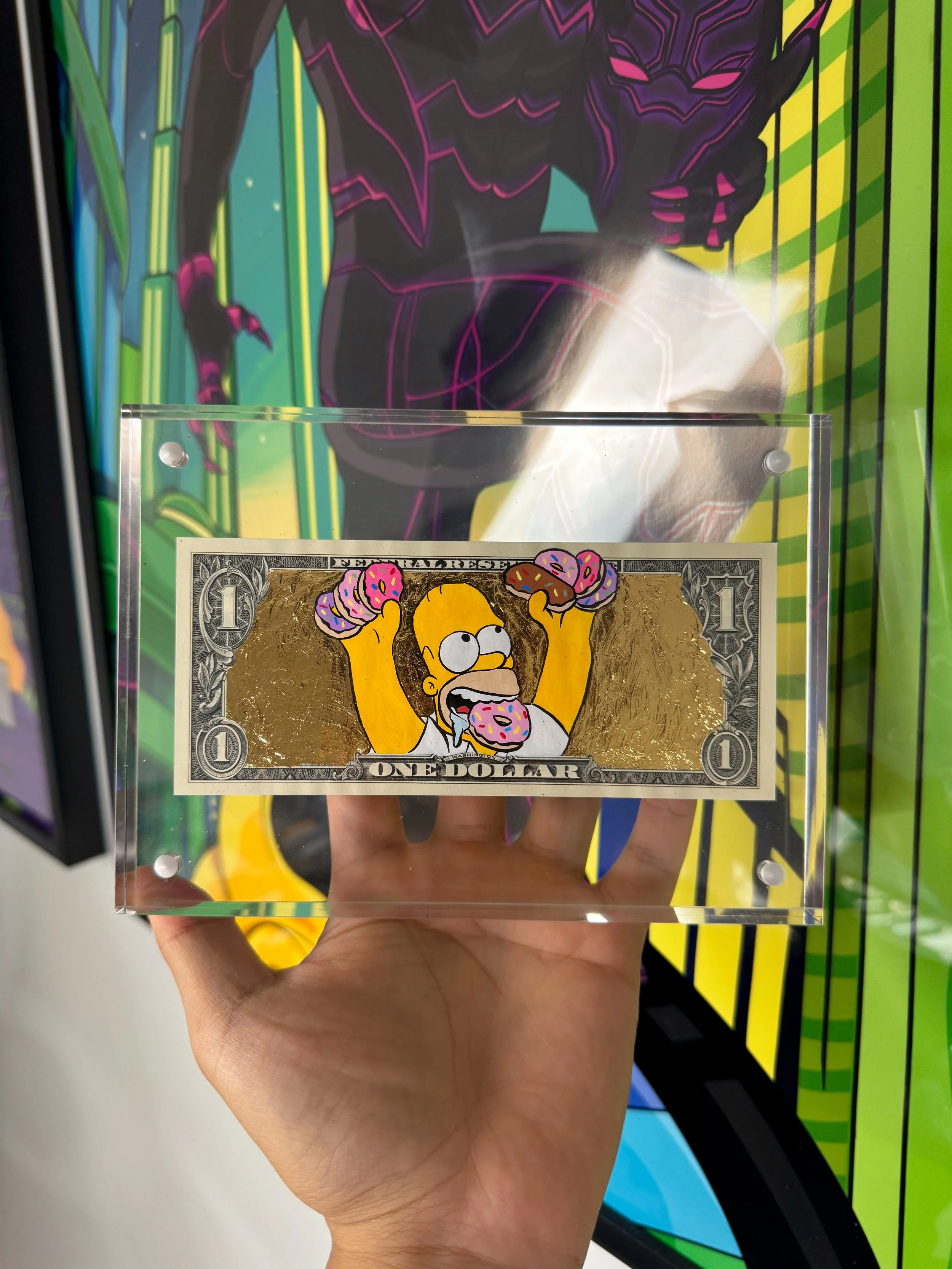 Limited “DONUT HEAVEN” Gold Dollar Bill