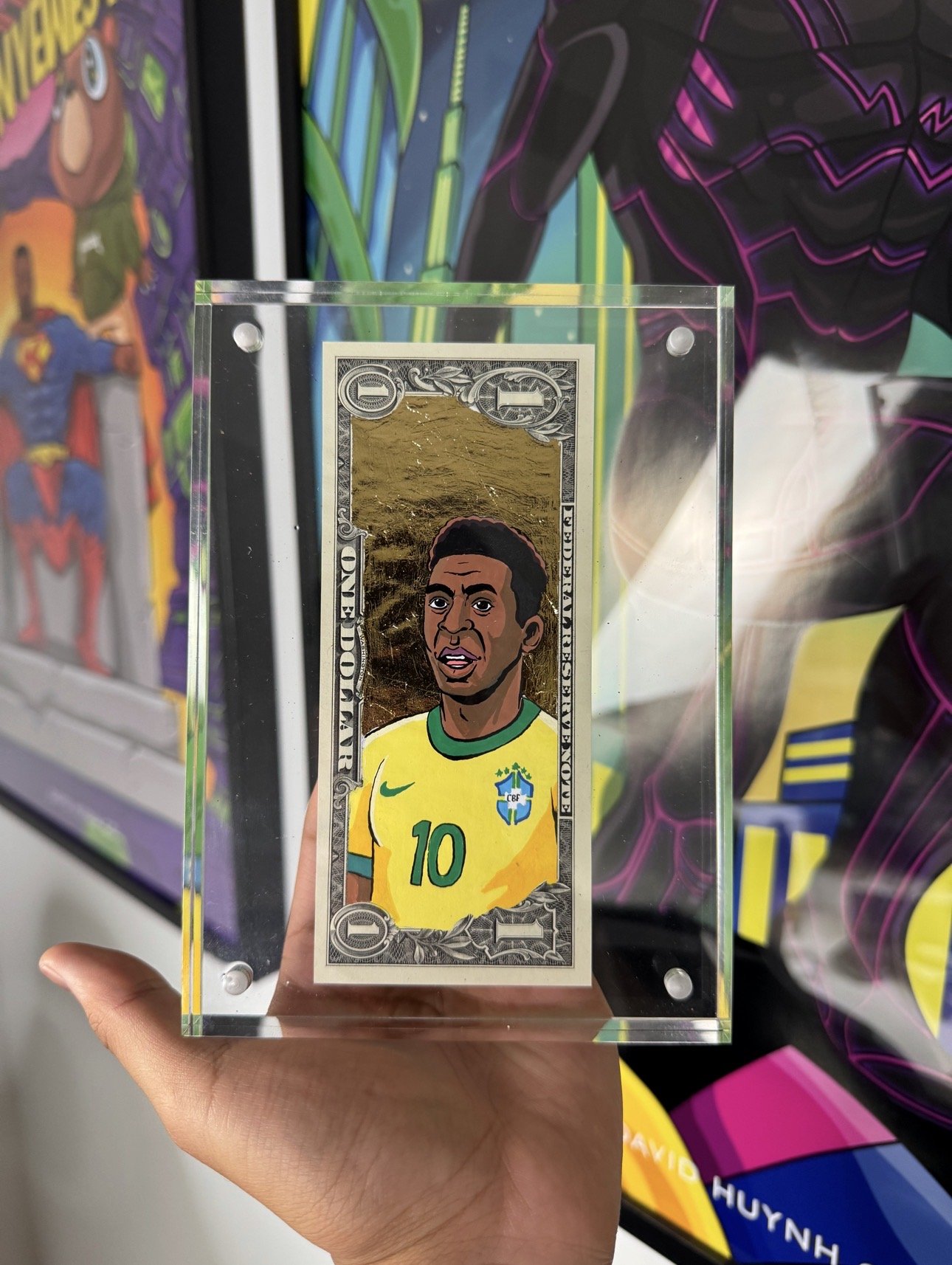 Open Edition “PELÉ” Gold Dollar Bill